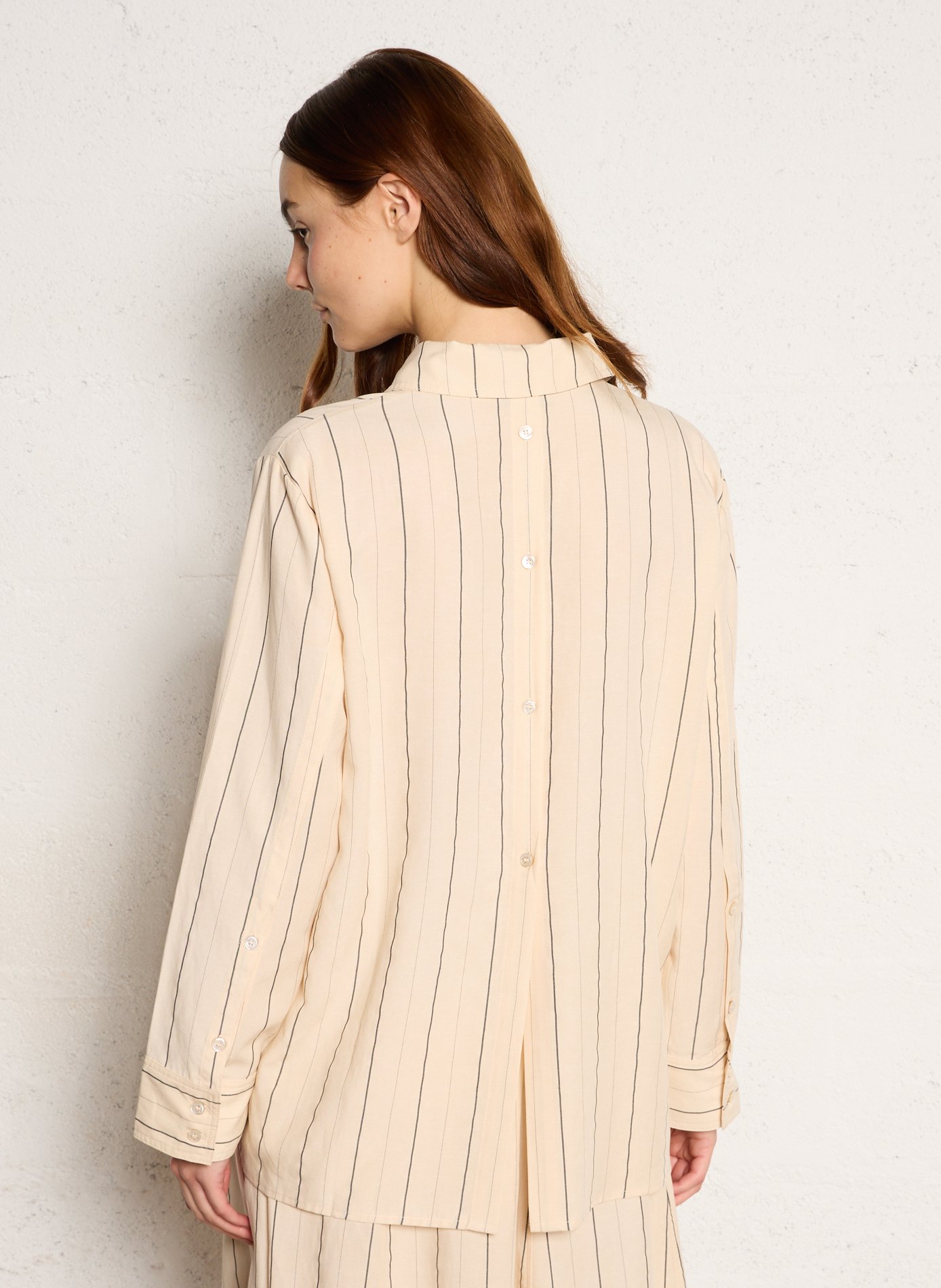 Striped shirt with classic collar RUE DE TOKYO Multicolored