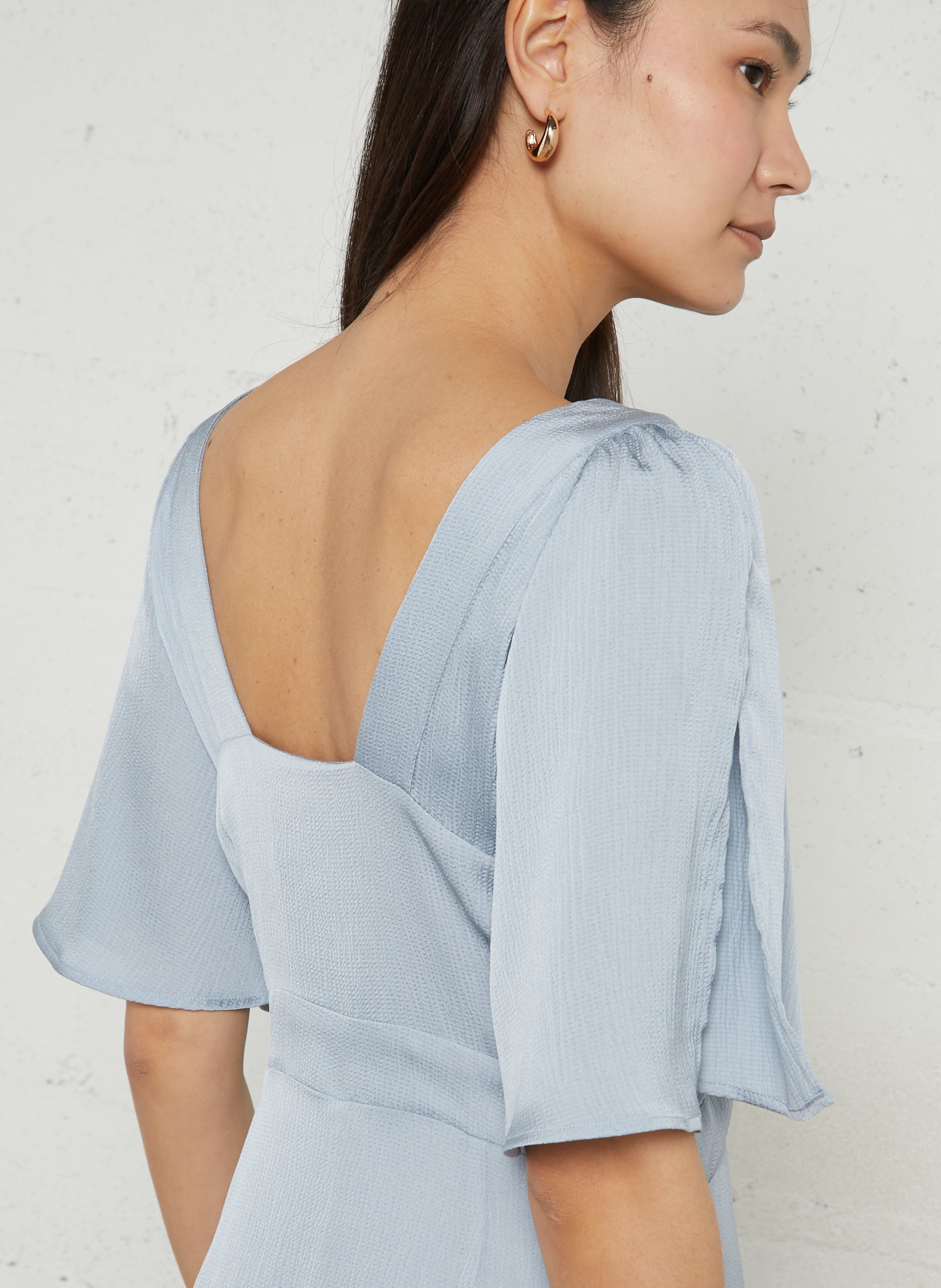 Long flared dress MAISON 123 Blue