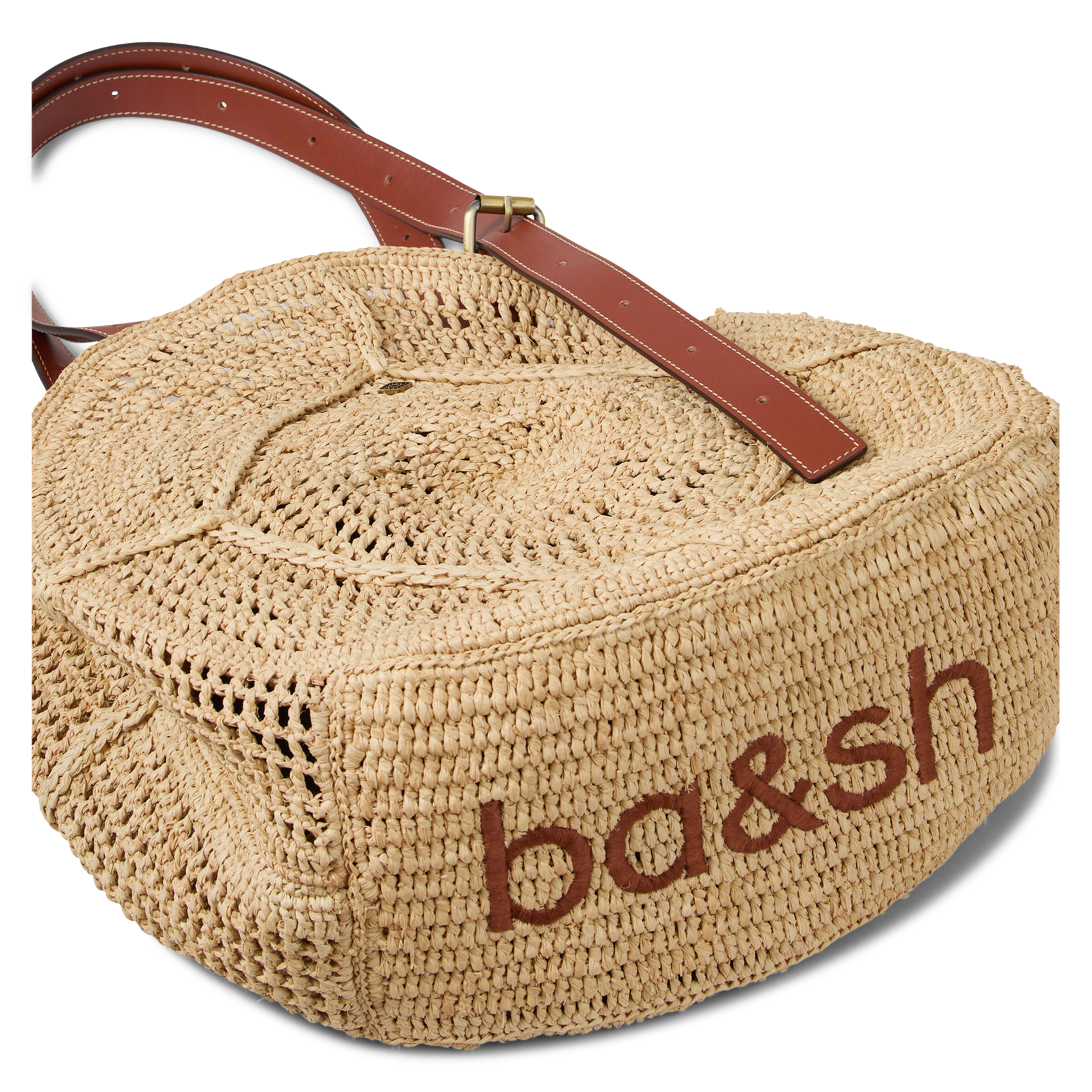 Panier en raphia BA&SH Beige