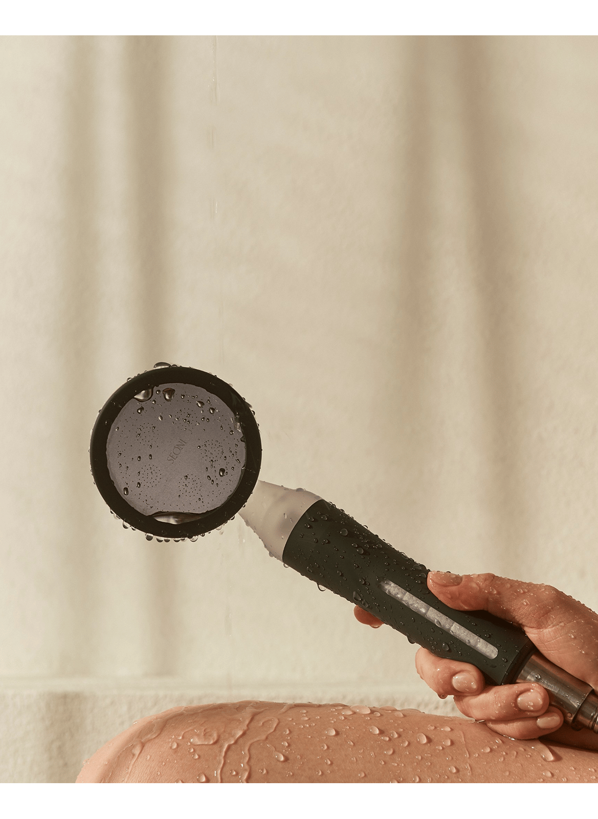 Shower Filter Head SEONI Noir