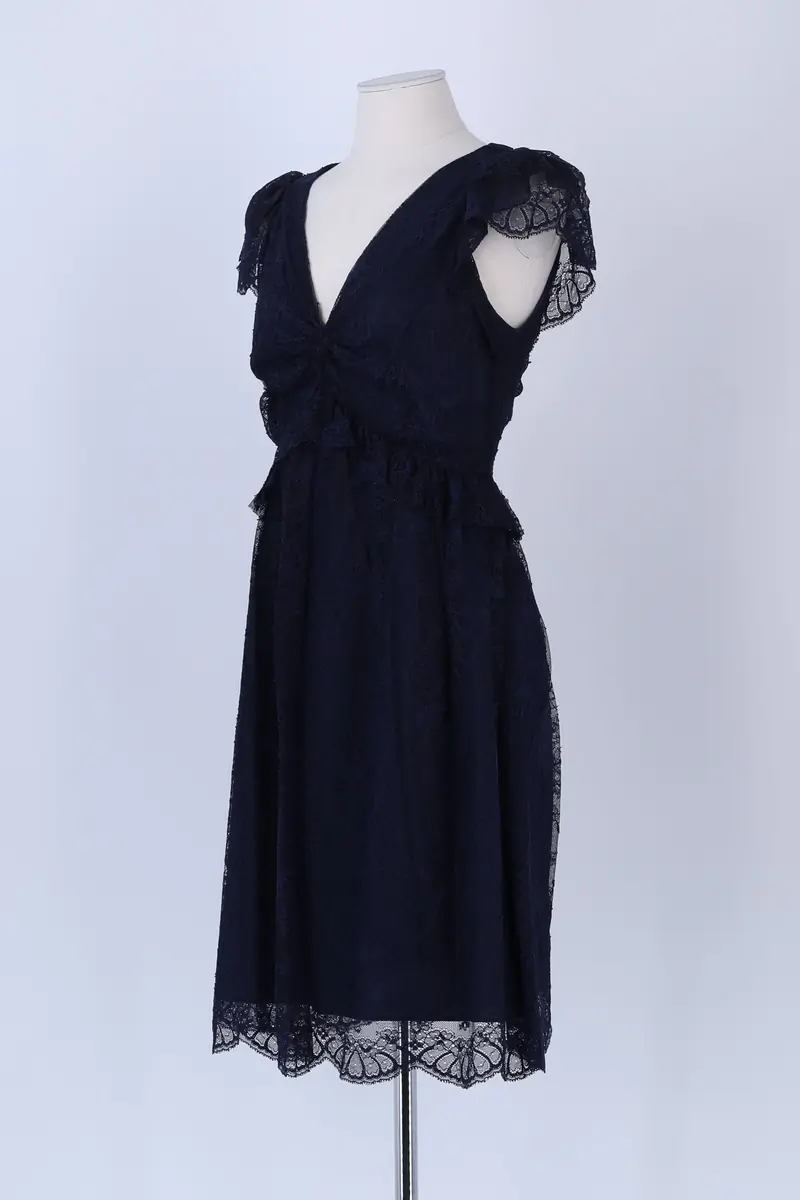 Robe TARA JARMON - Seconde Main Bleu