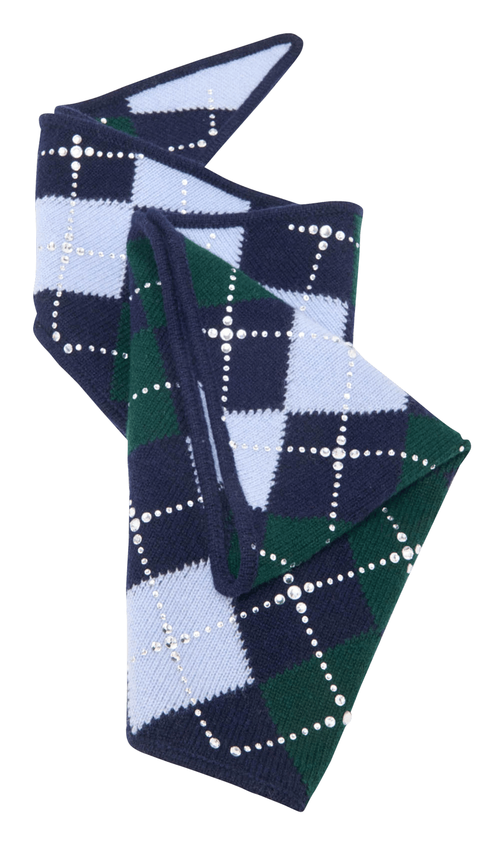 Driehoekige wollen sjaal MAJE Blauw