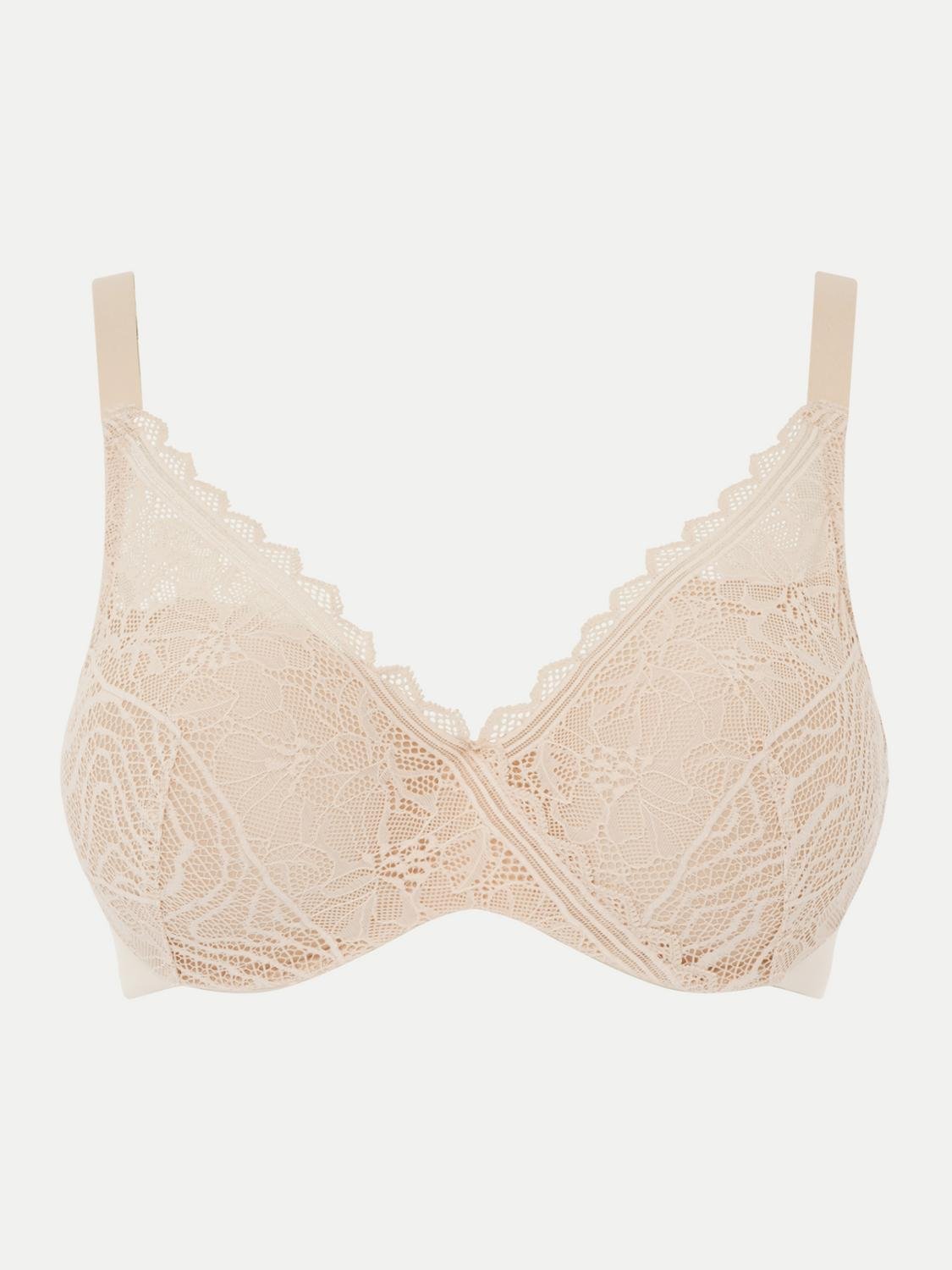 Full-cup shape memory bra CHANTELLE Beige