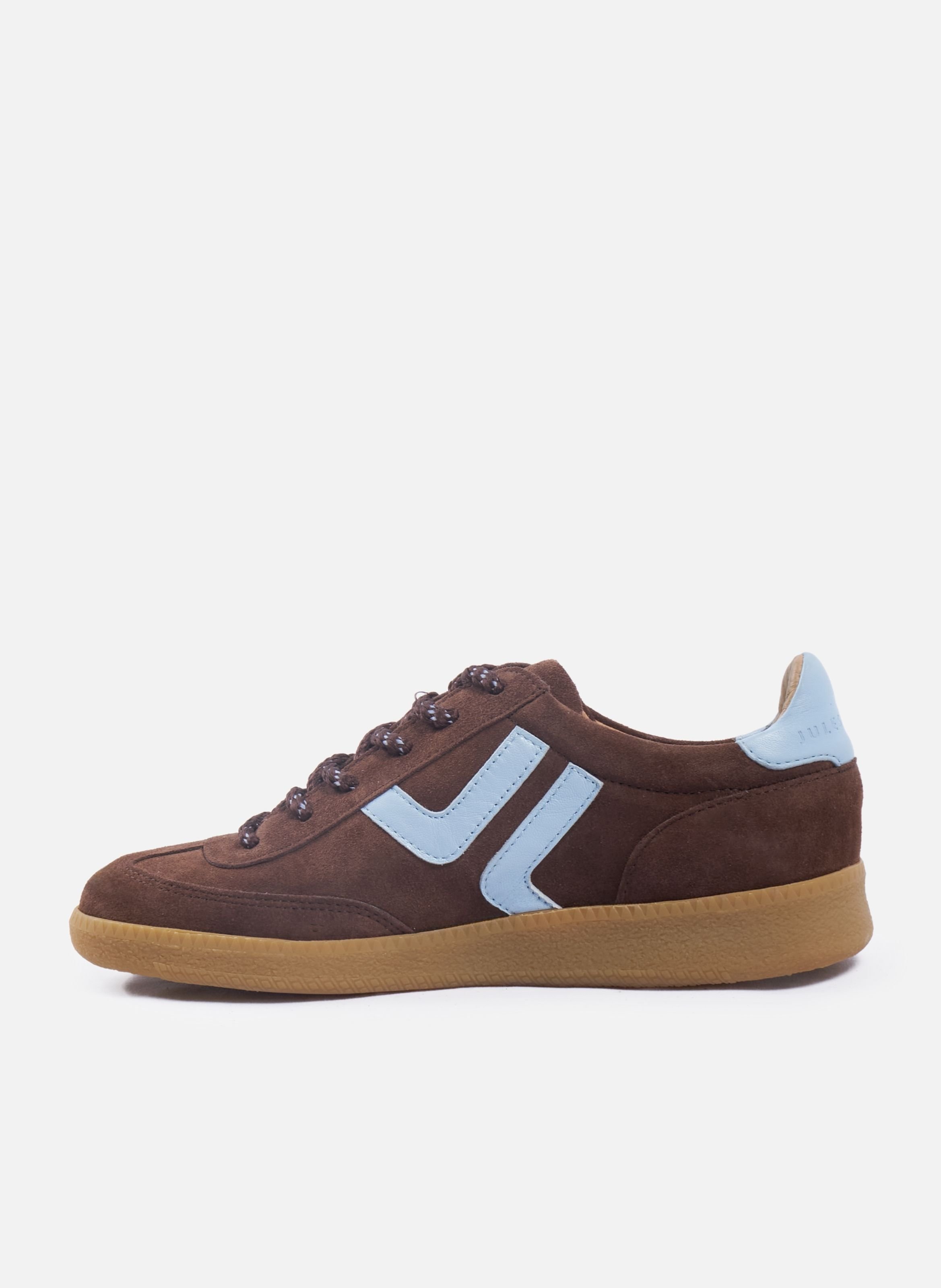 Ninon leather sneakers JULES & JENN Brown
