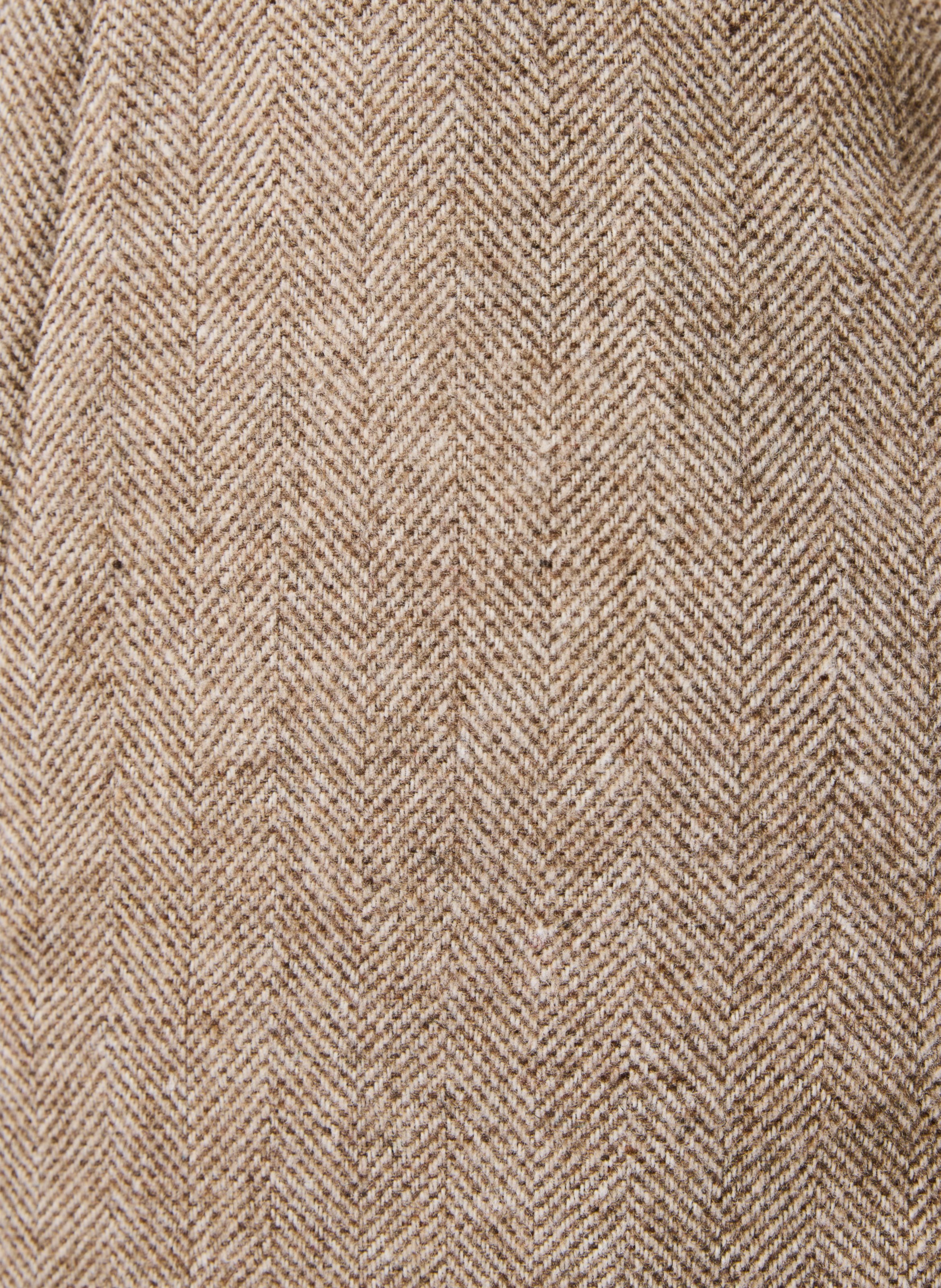 Straight high-neck buttoned tweed jacket LA FEE MARABOUTEE Beige