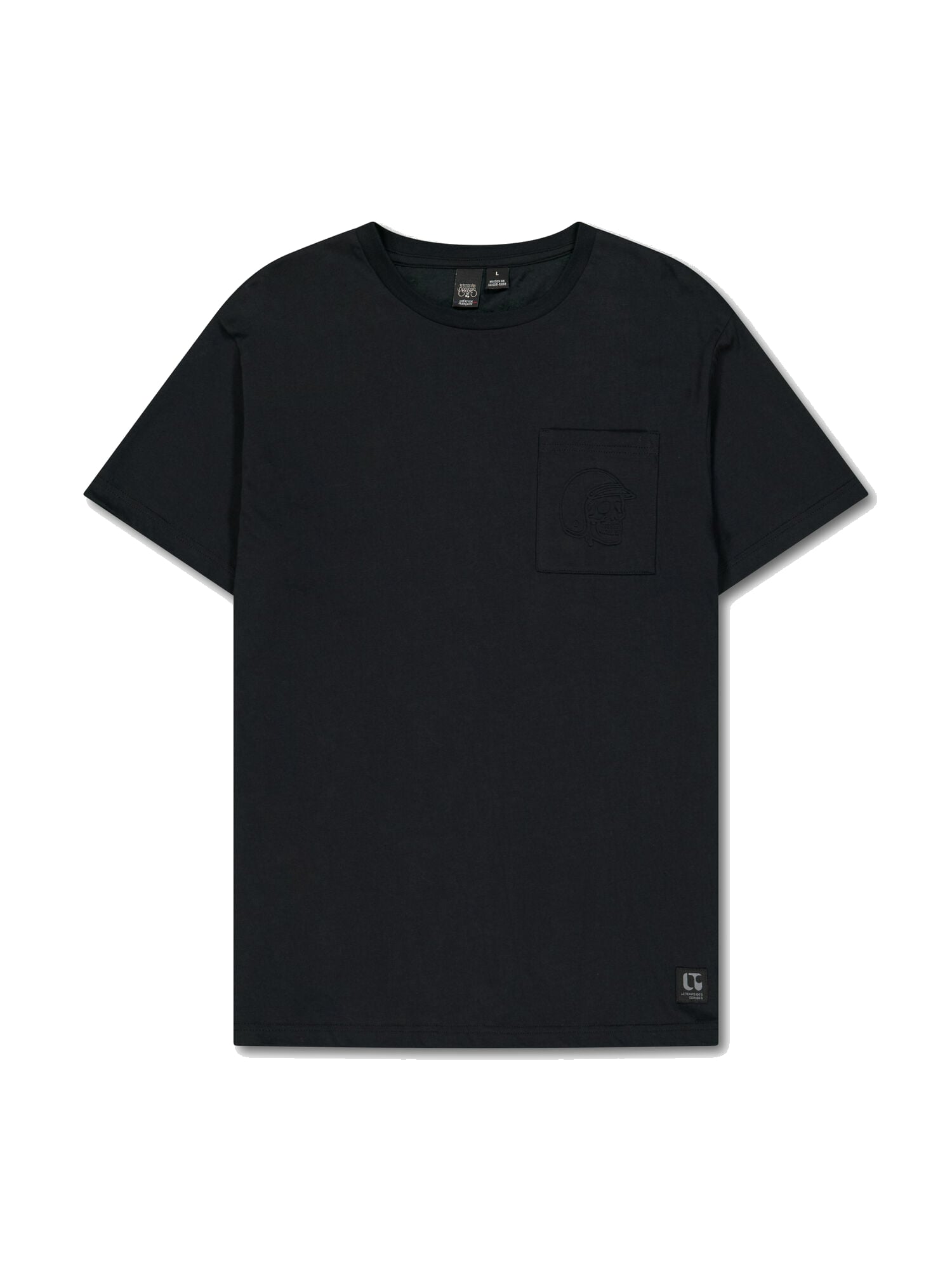 Round-neck T-shirt LE TEMPS DES CERISES Black