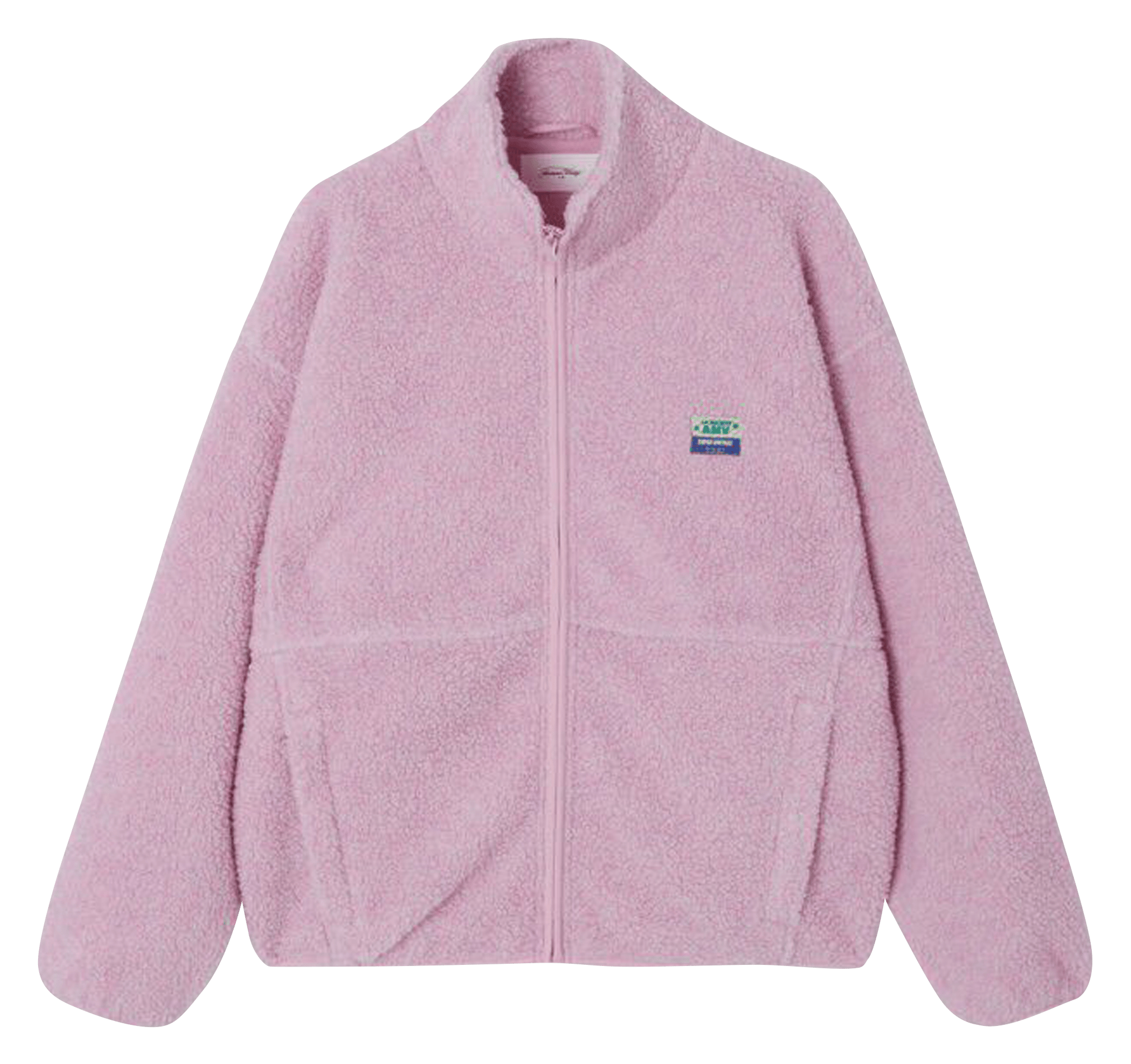 Veste ample zippée à col montant polaire AMERICAN VINTAGE