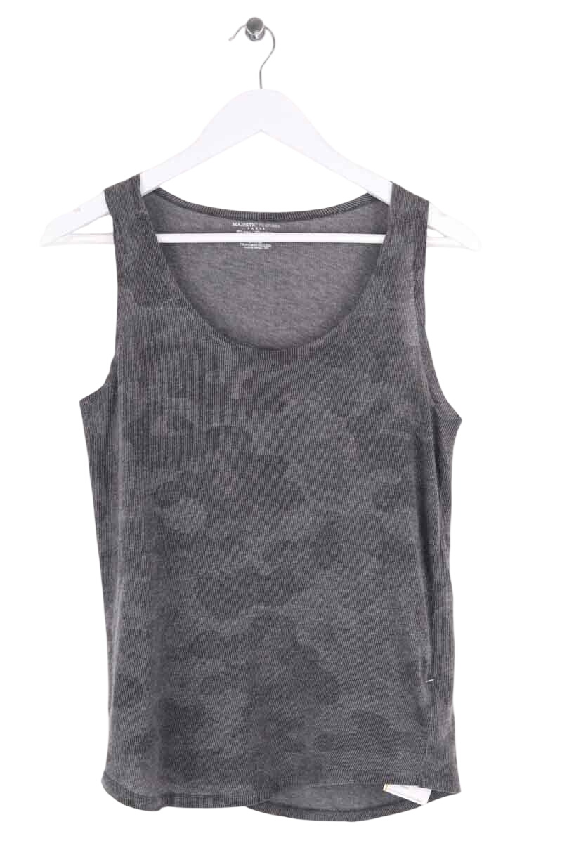 Azawood sleeveless top MAJESTIC FILATURES - SECONDE MAIN Grey