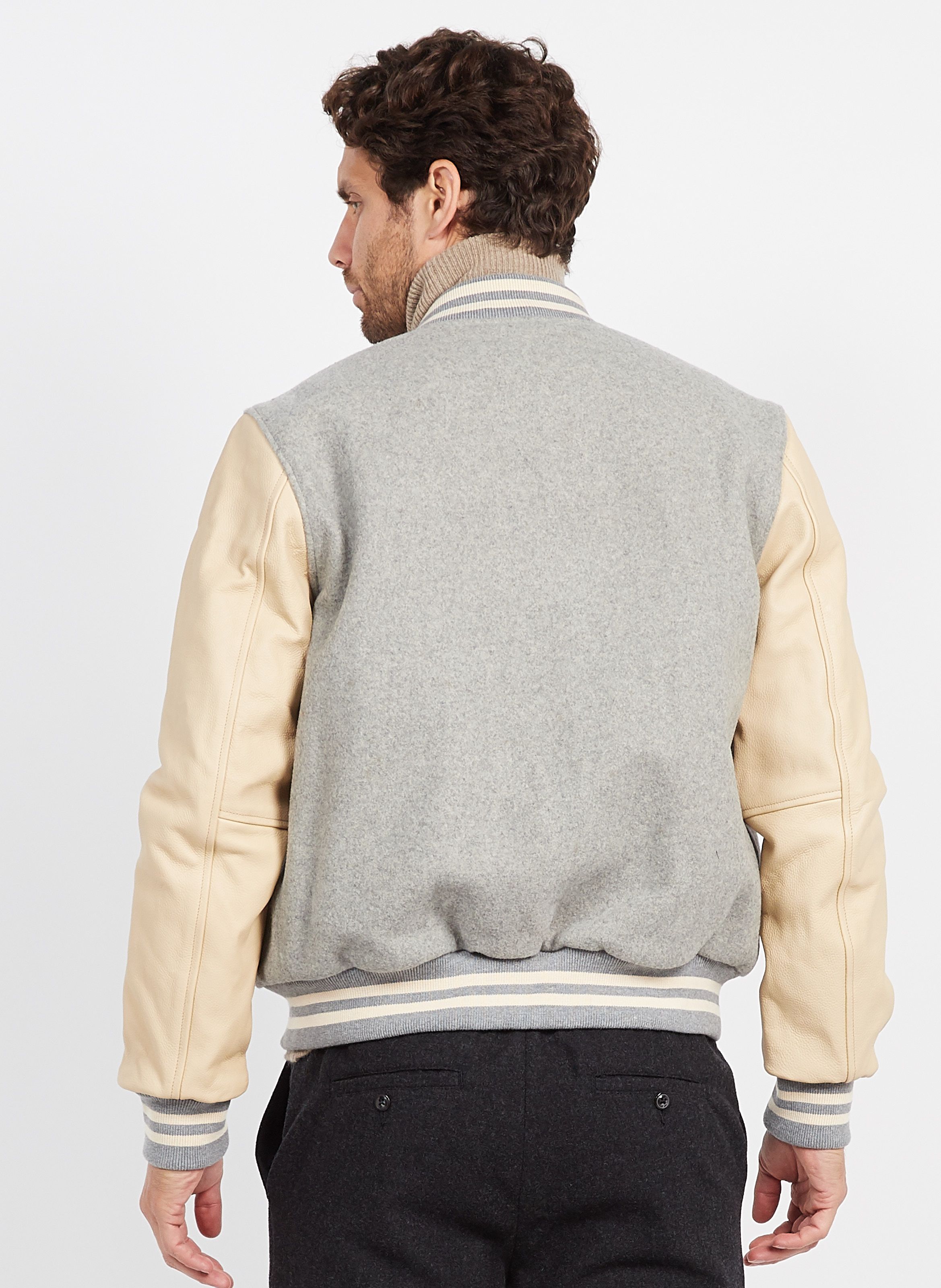 Blouson teddy schott online homme