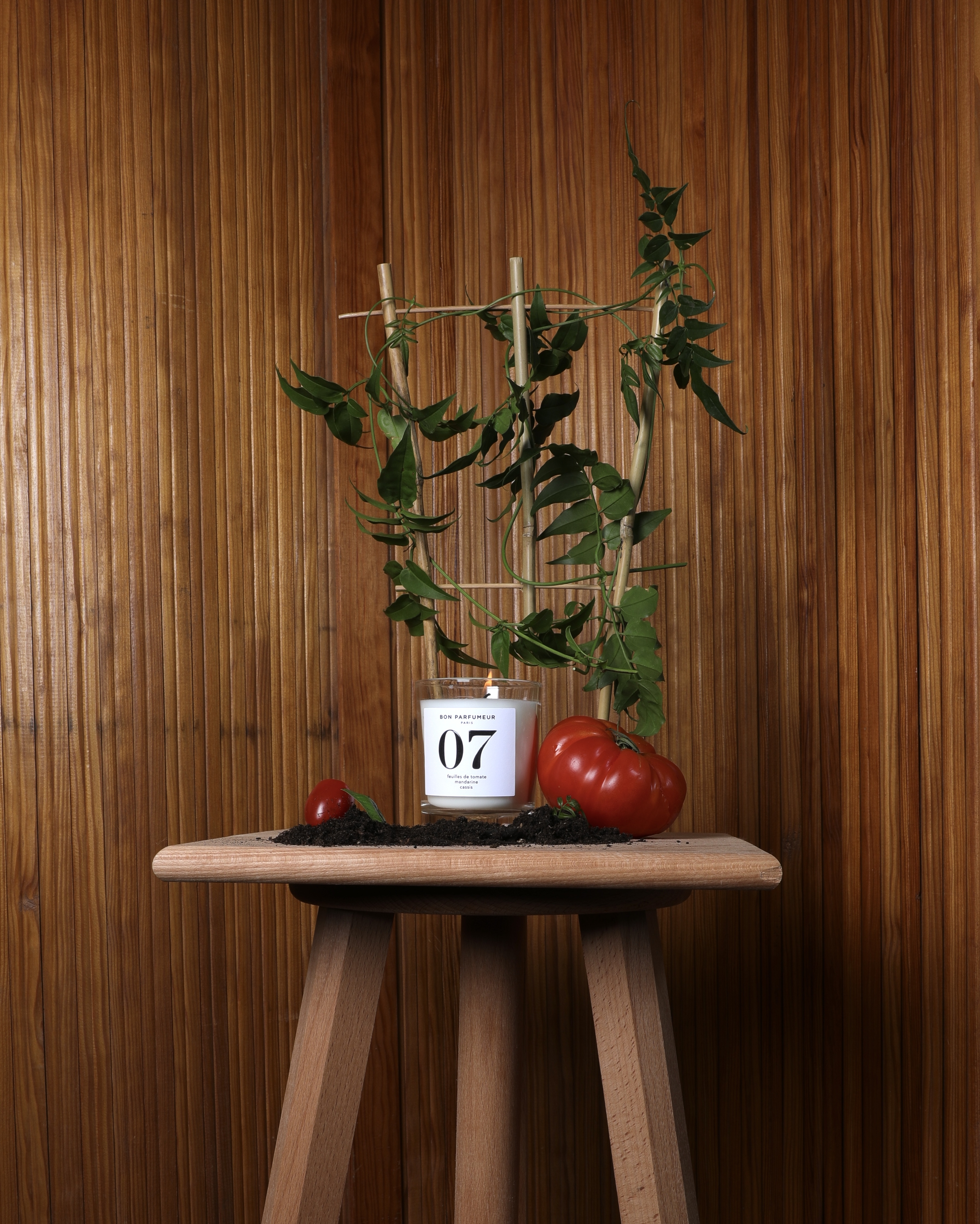 07 Blätter Mandarinentomate Cassis - Kerze BON PARFUMEUR No color