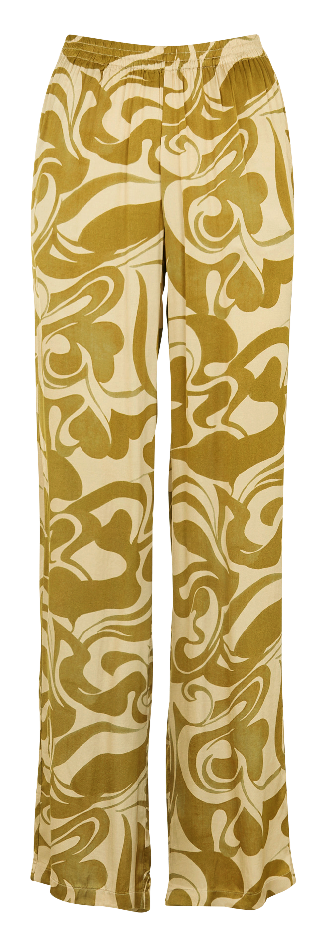 Pantalon large fluide imprimé  HARTFORD Vert