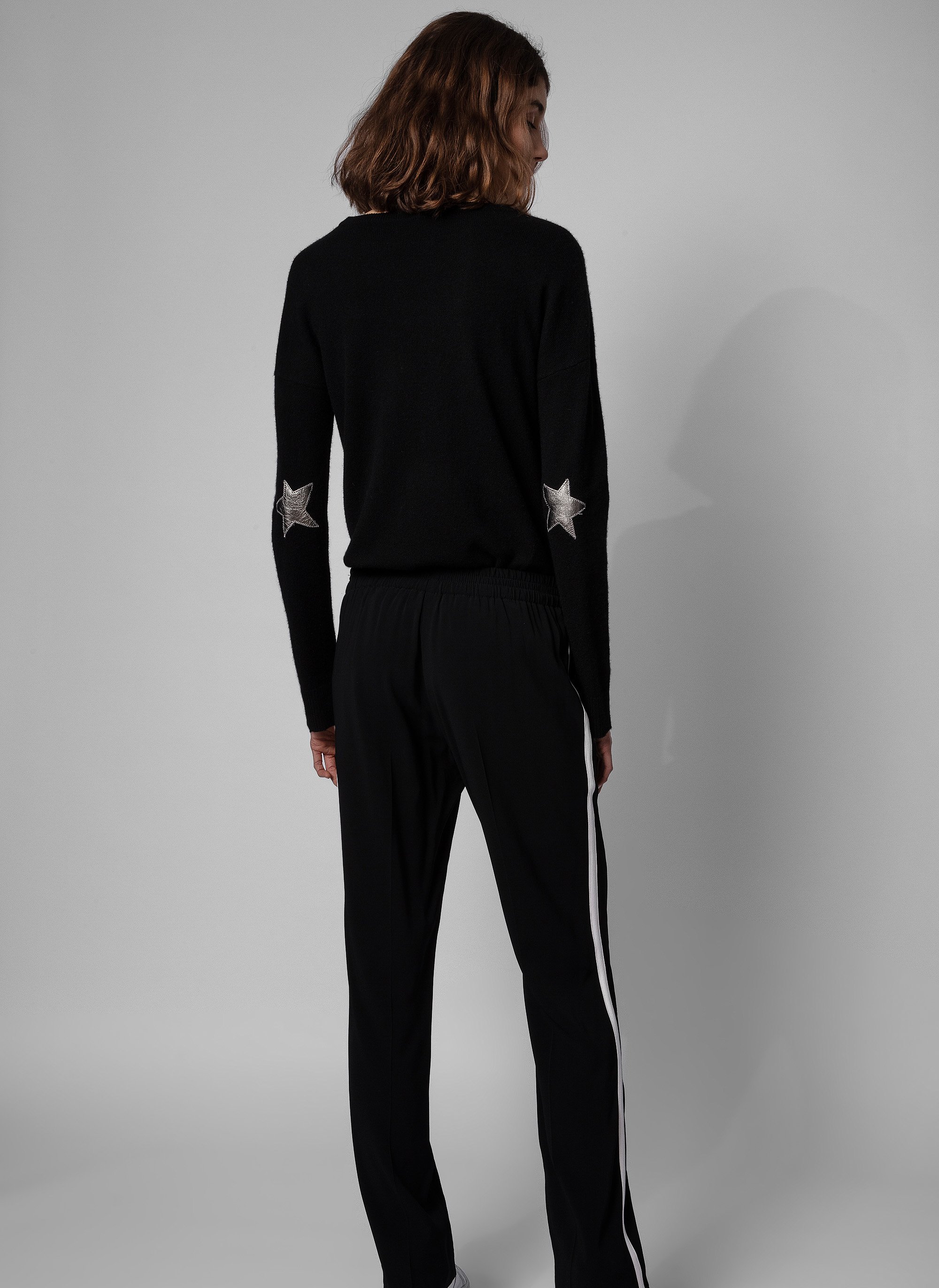 Pull droit en cachemire ZADIG&VOLTAIRE Noir