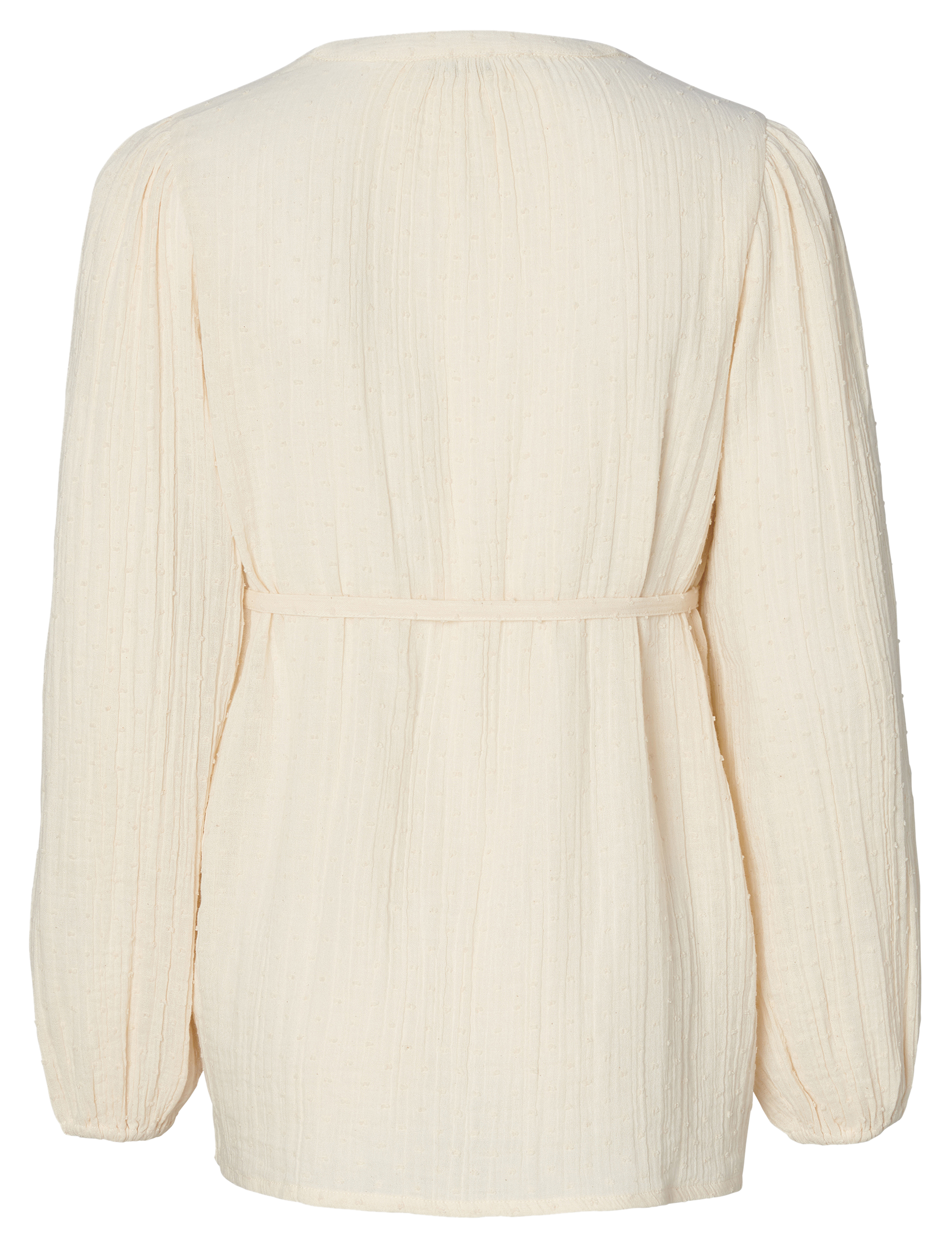 Straight cotton tunic blouse NOPPIES White