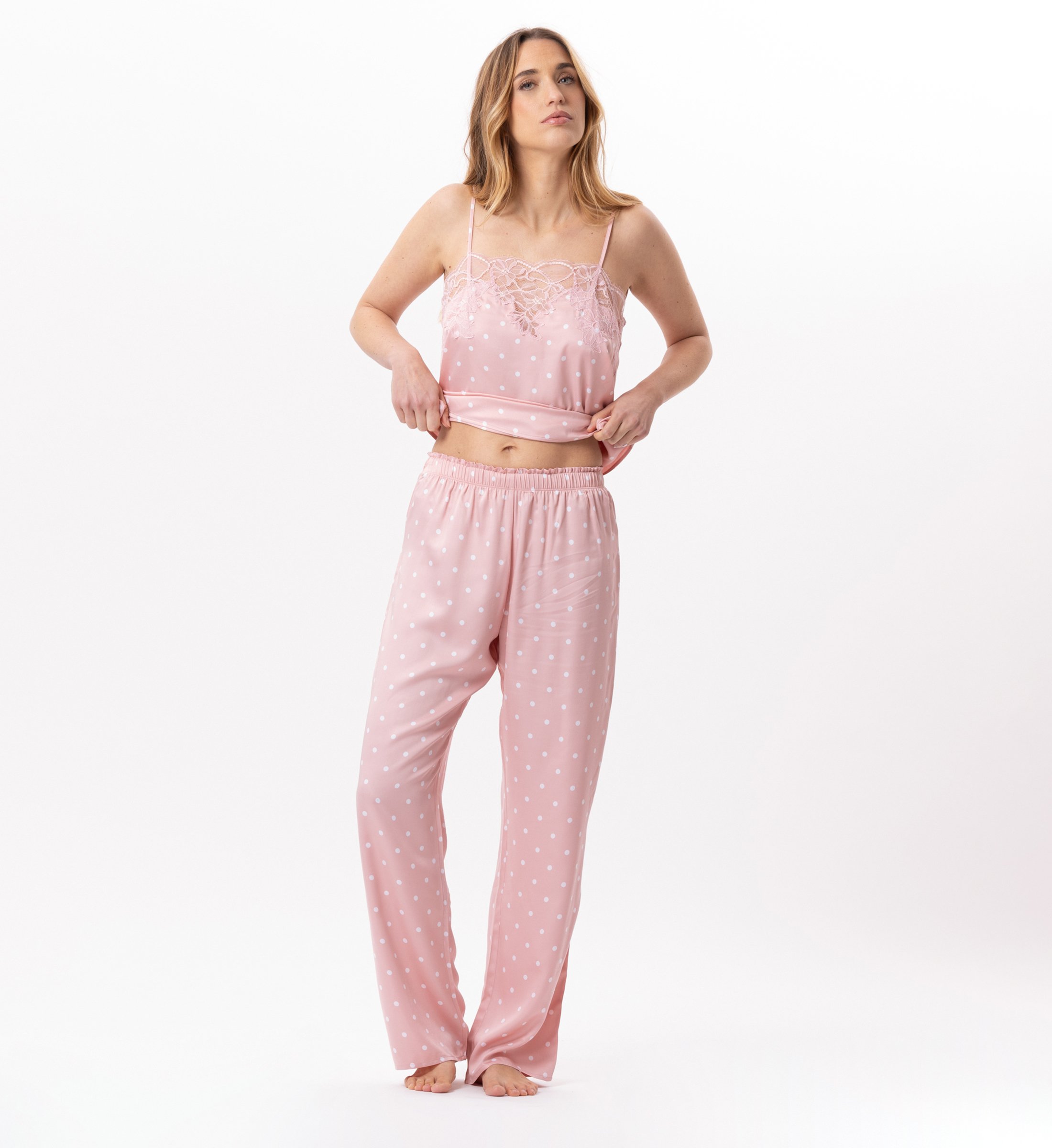 Viscose pants LE CHAT Pink