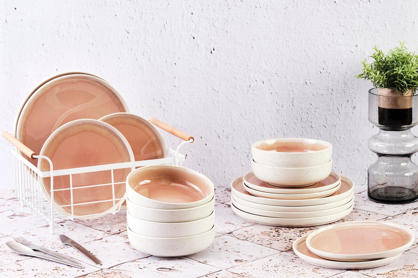 Service the essentials oxygen - 18 pieces - powder pink BJORN Pink