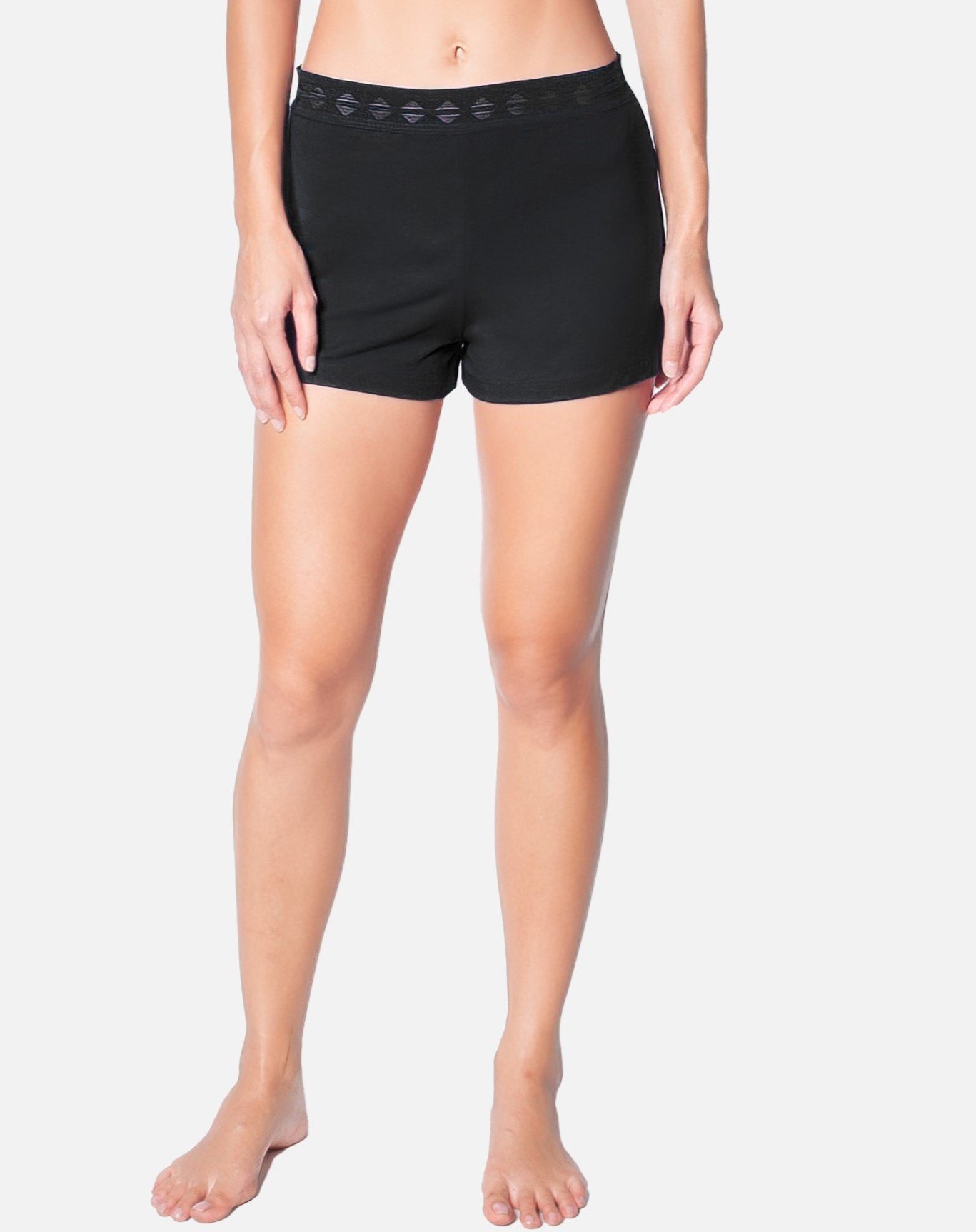 Cotton shorts HUIT Black