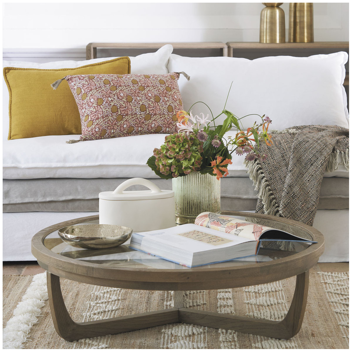 Cushion cover BLANC D'IVOIRE Pink