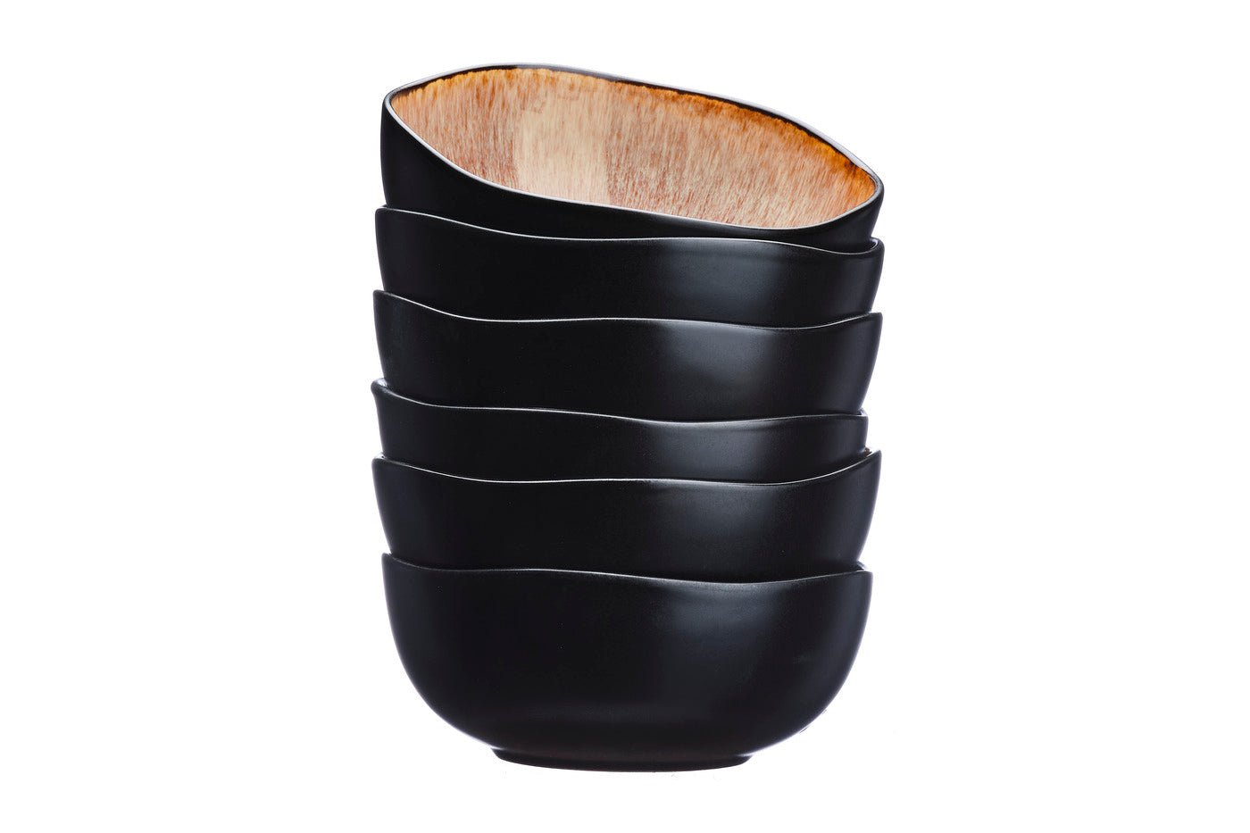 Iris Bowl ø16.5cm - 6 pieces - Wild Brown BJORN Brown