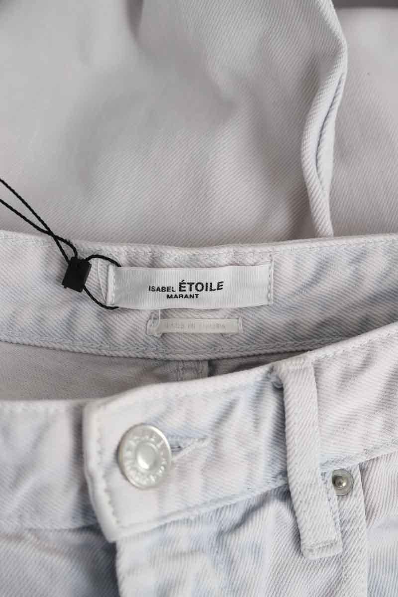 Wide-leg cotton jeans ISABEL MARANT ÉTOILE - SECONDE MAIN Grey