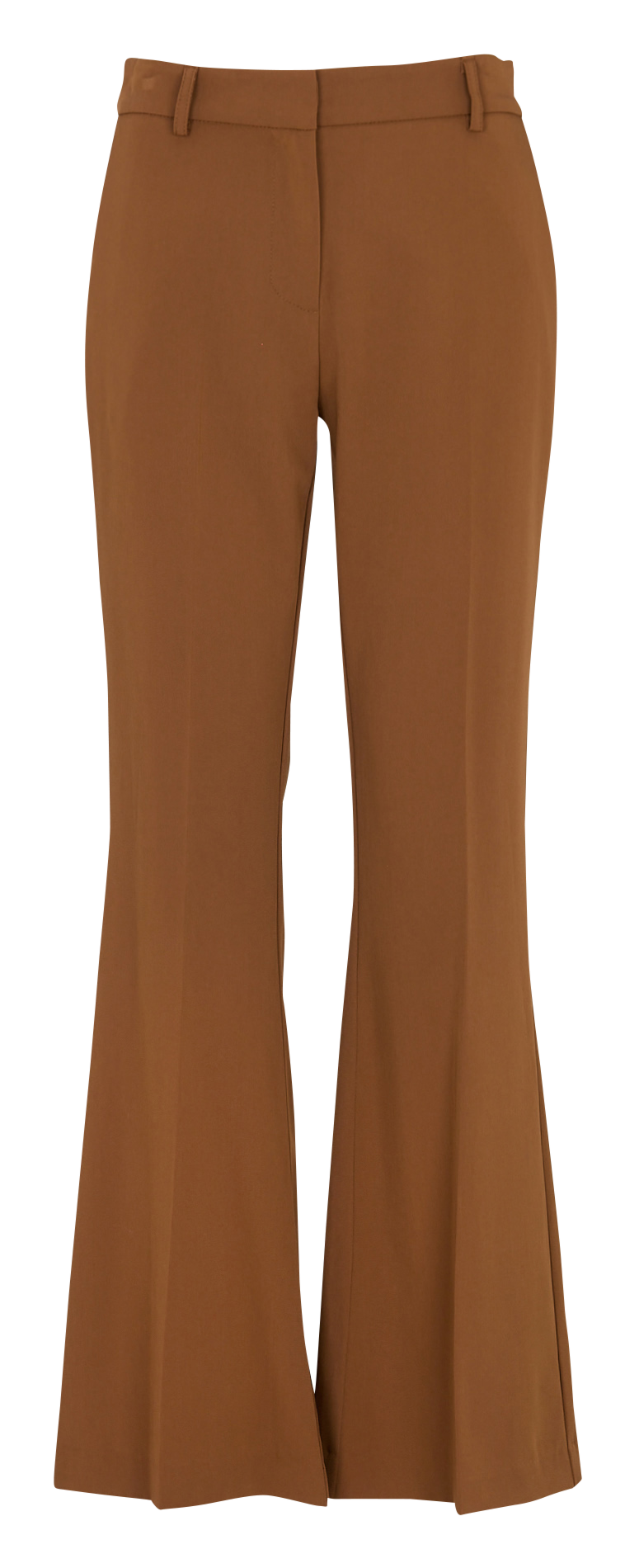 Flared stretch pants IMPERIAL Brown