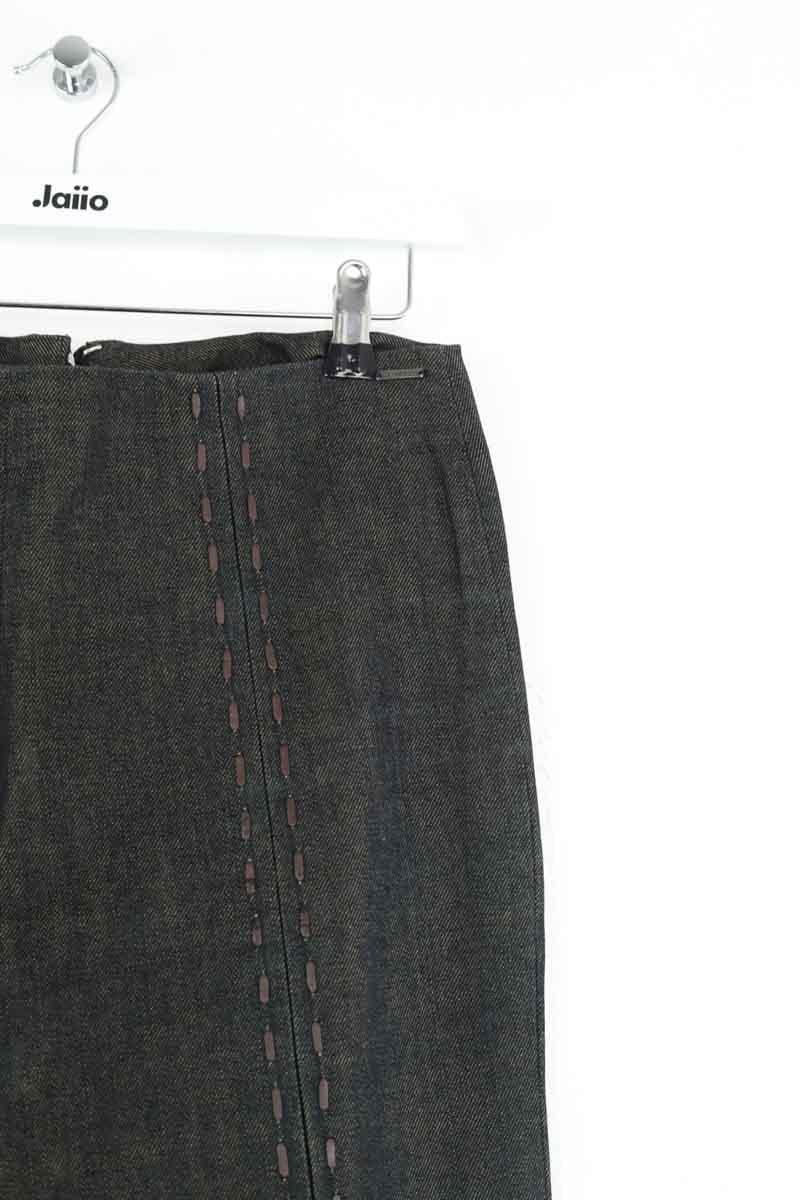 Cotton straight jeans KENZO - SECONDE MAIN Black