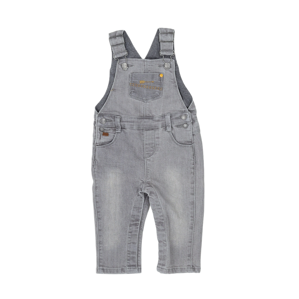 Grey baby overalls - 18 months CADET ROUSSELLE - Seconde Main Grey