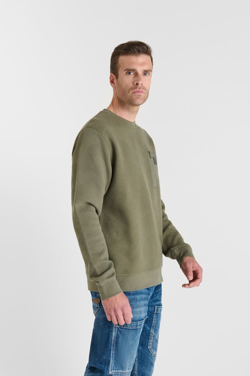 Sweatshirt LE TEMPS DES CERISES Khaki