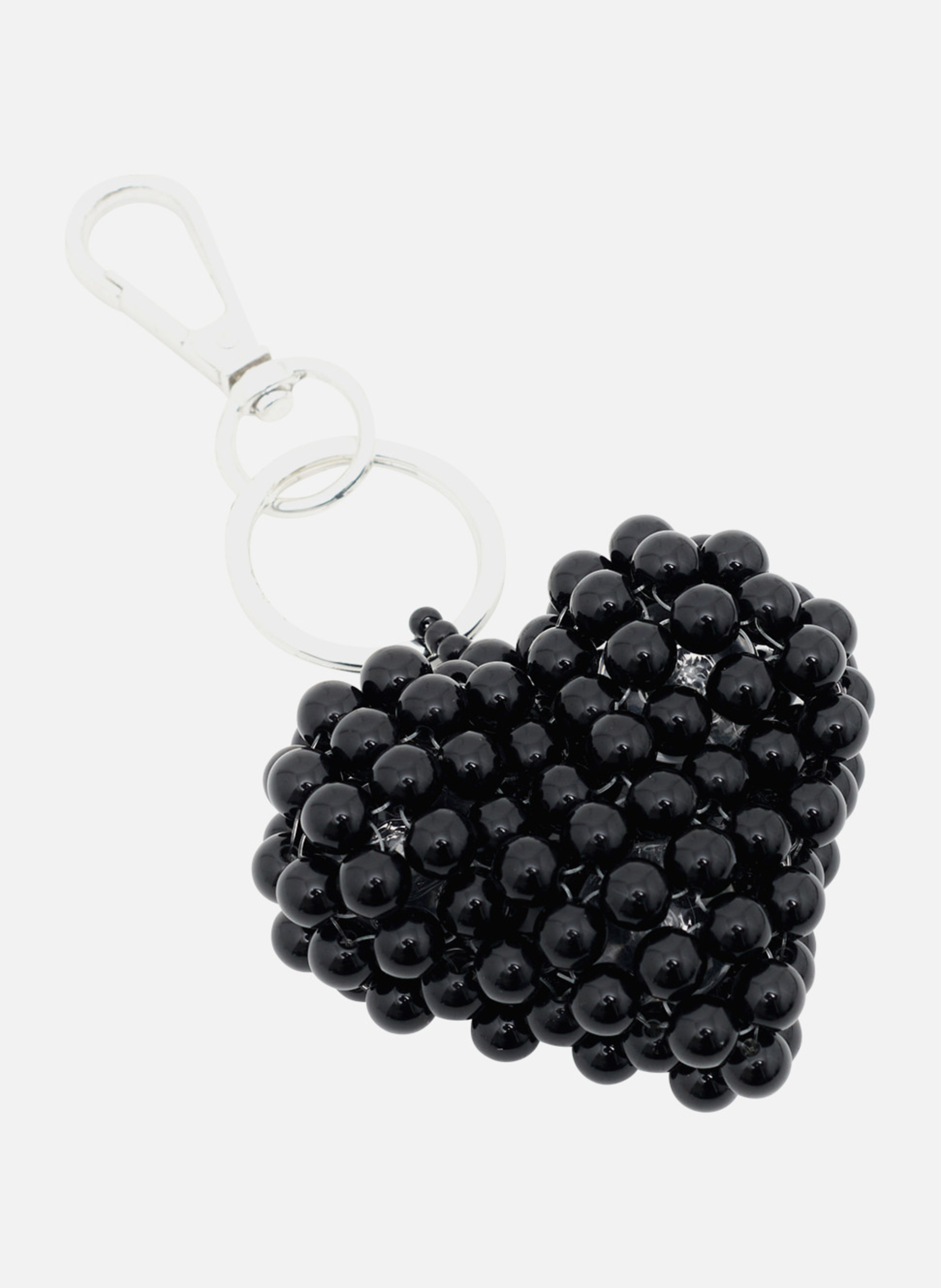 Heart bag charm THE KOOPLES Black