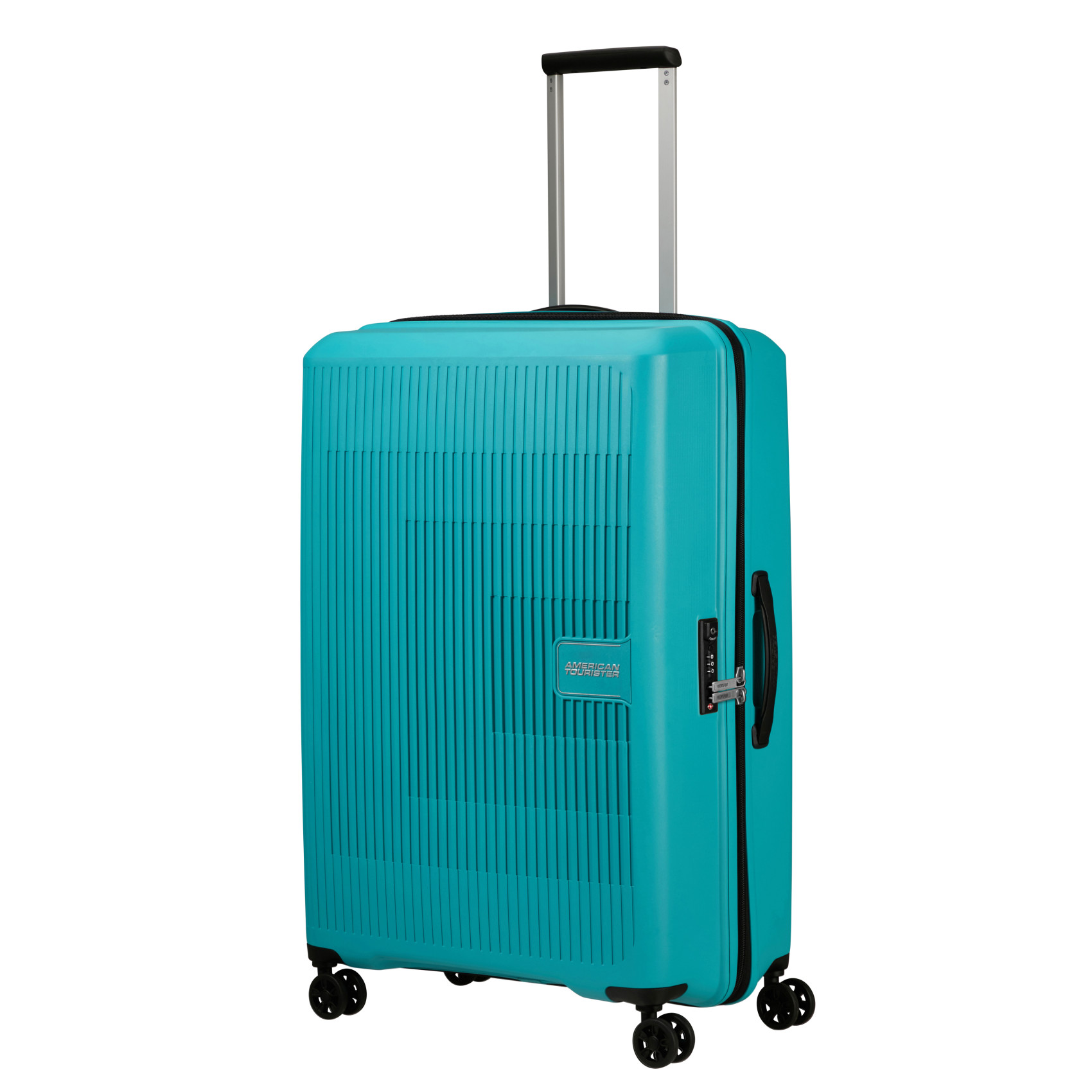Aerostep 4-wheel suitcase size L AMERICAN TOURISTER Blue