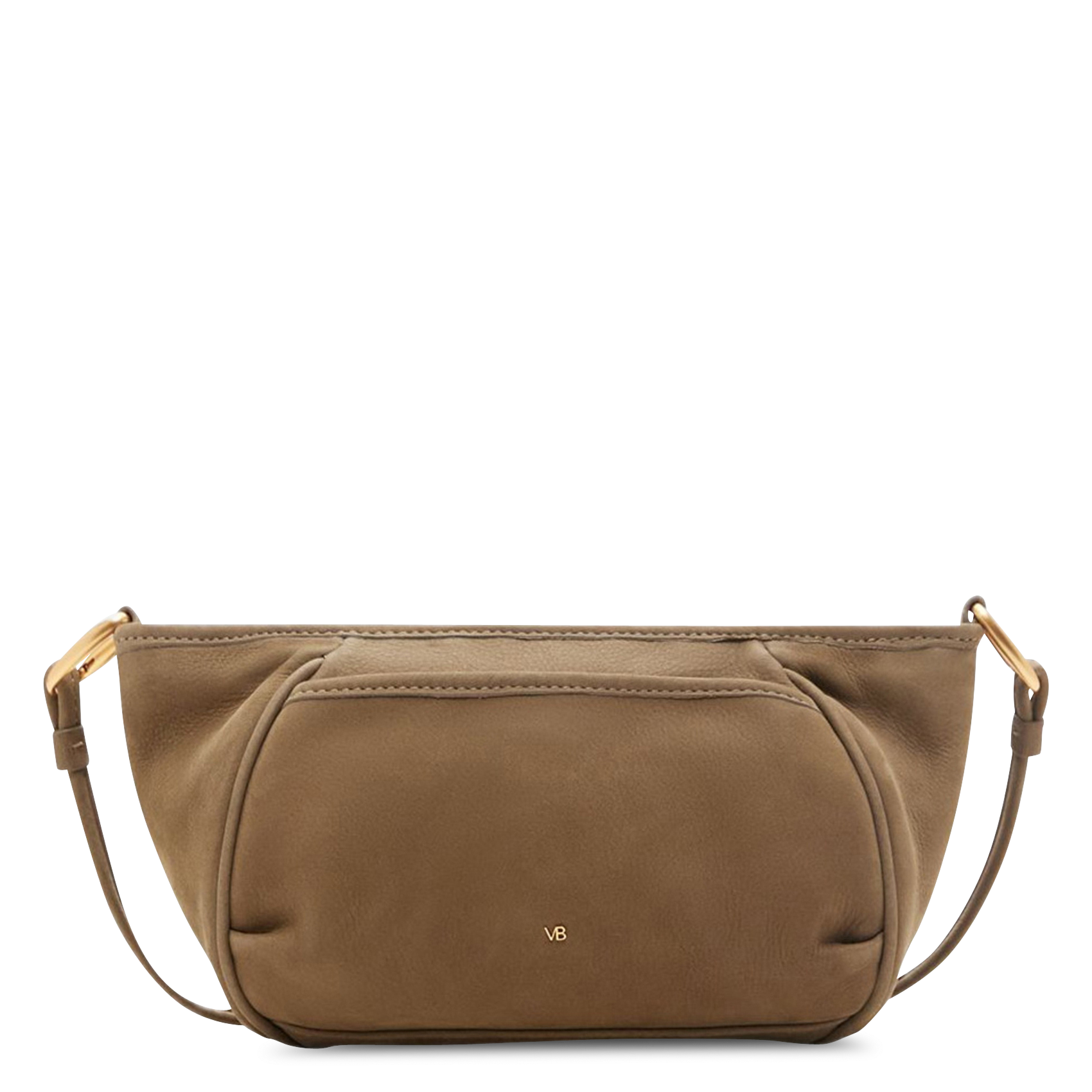 Sac porté épaule en cuir LUNE Elephant