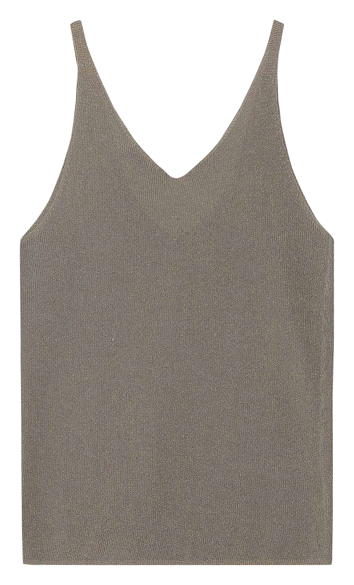 Sleeveless V-neck top GRACE ET MILA Green