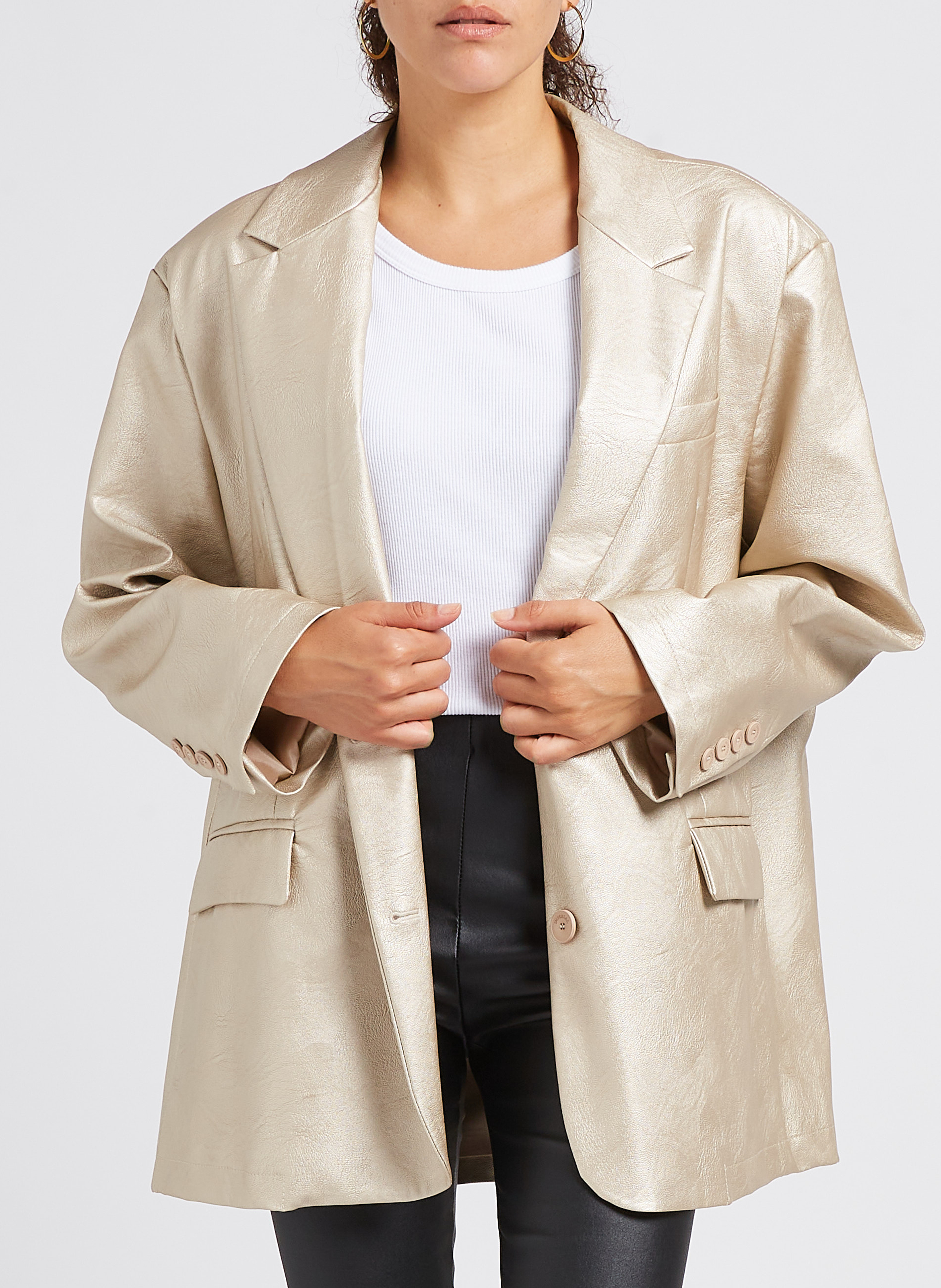 Veste blazer oversize  IMPERIAL Doré