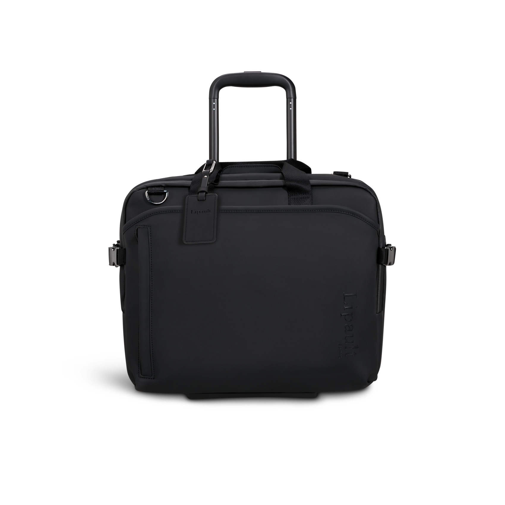 "Lost in Berlin Rolling Tote" LIPAULT Black