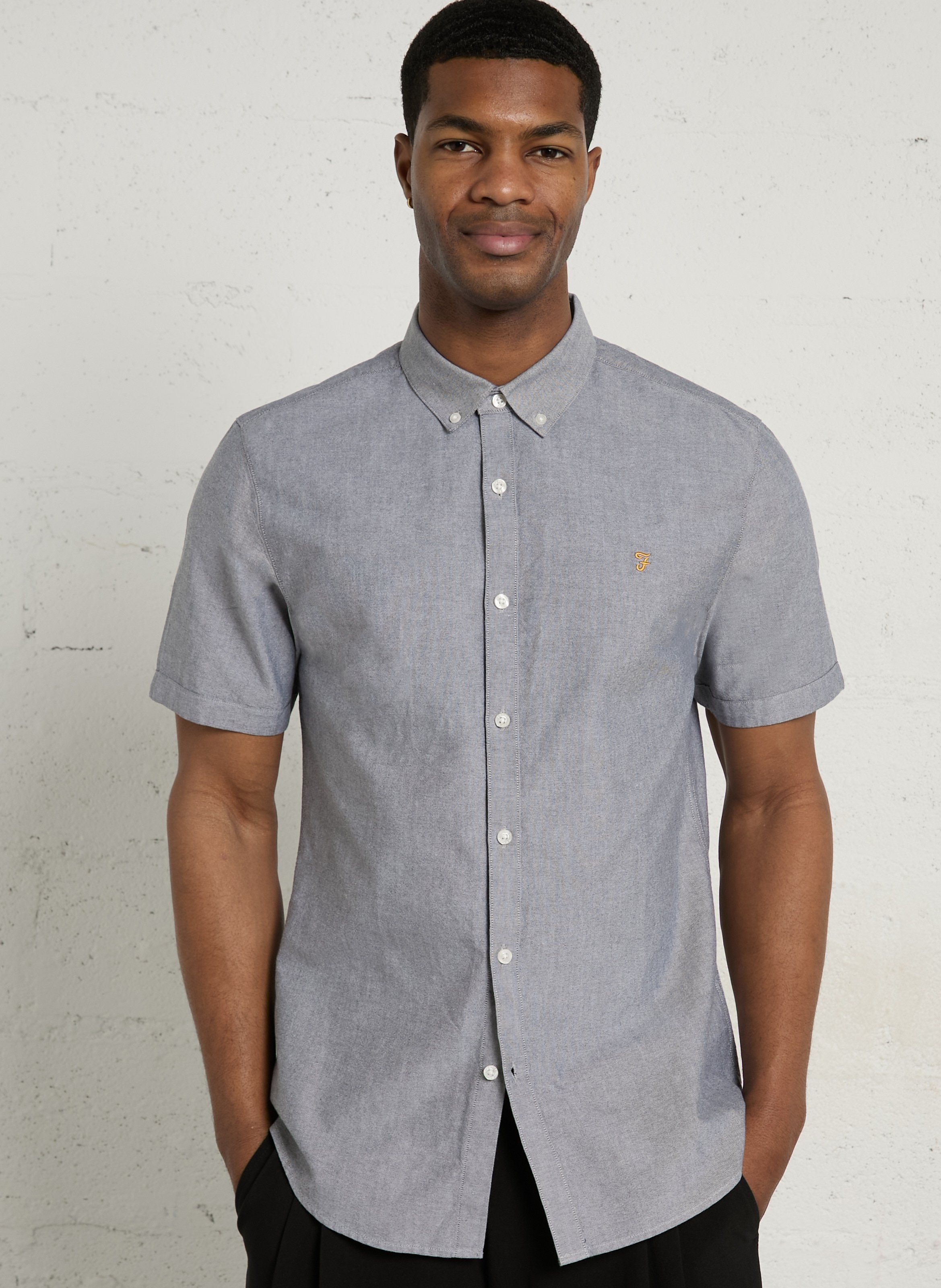 Chemise ajustée à manches courtes  FARAH