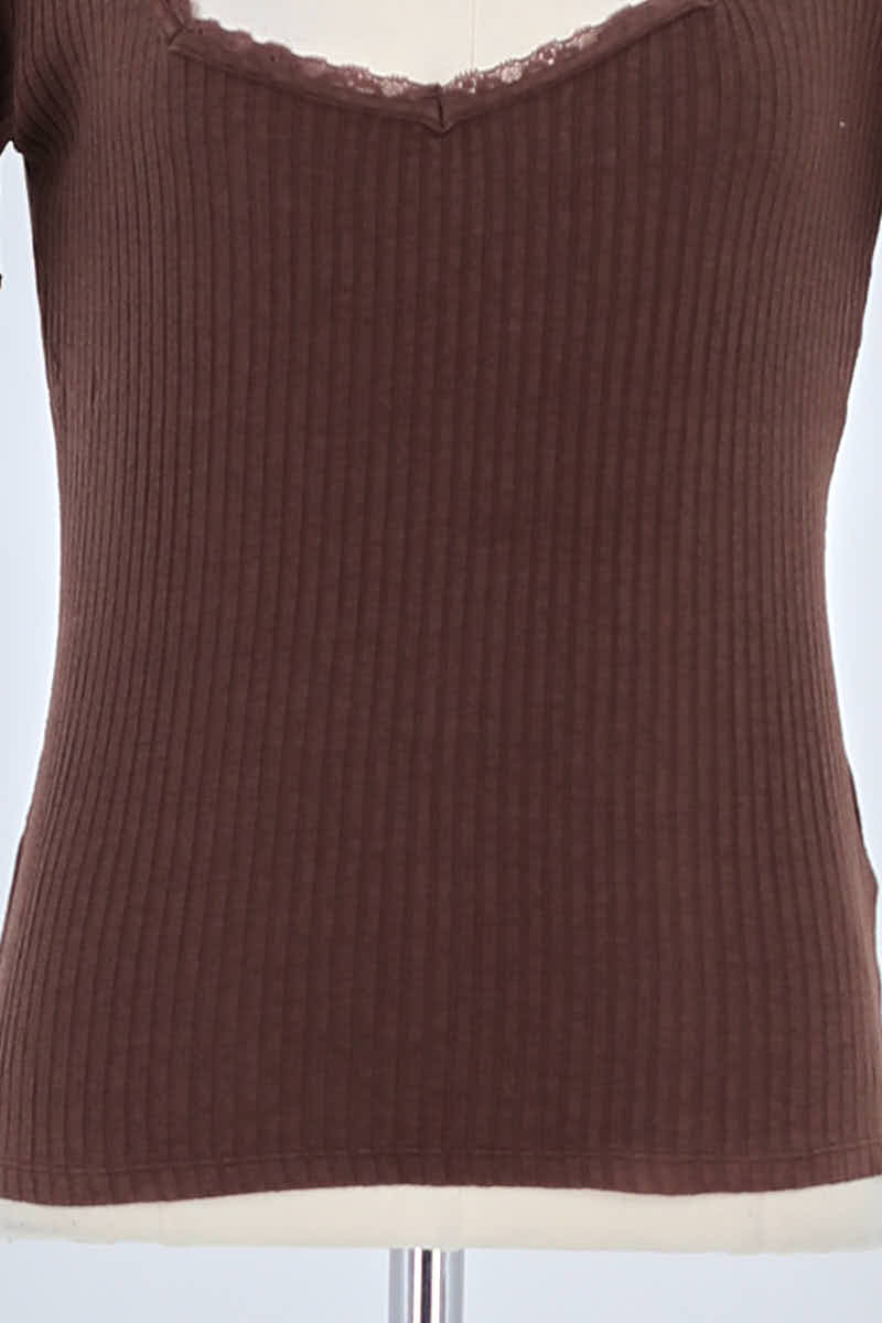 T-shirt ROUJE - Seconde Main Brown