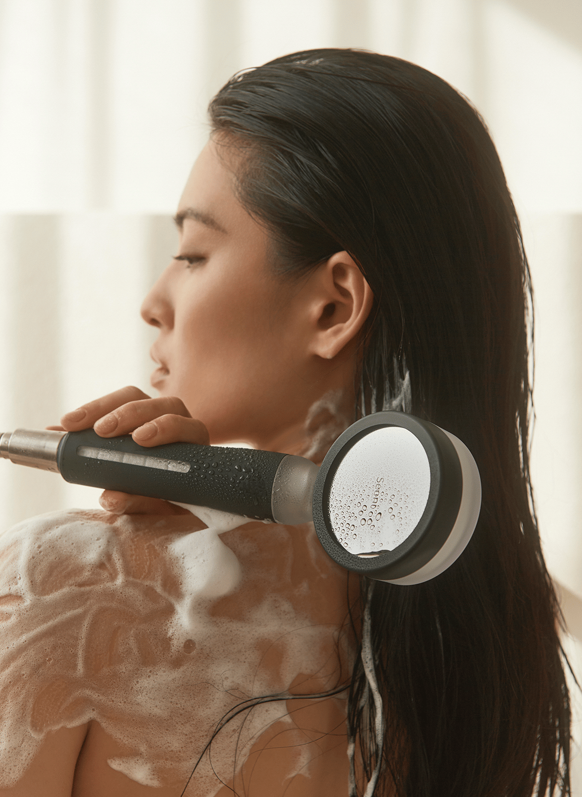 Shower Filter Head SEONI Noir