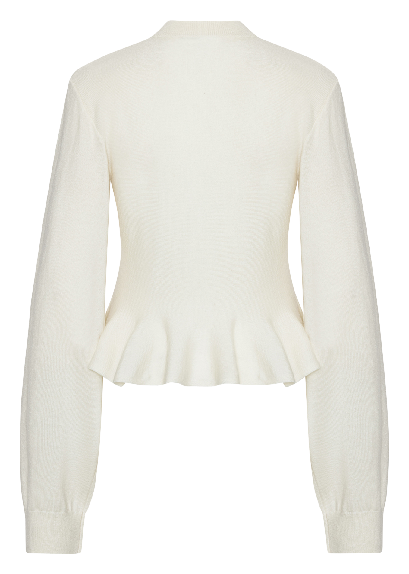 Wool-blend buttoned cardigan ROTATE White