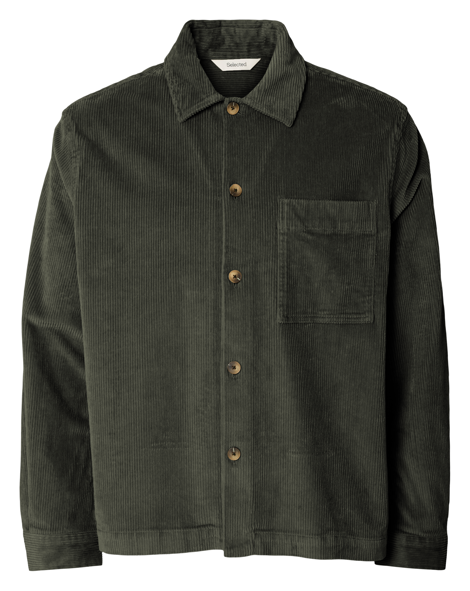 Oversize Hemd aus Bio-Baumwollmischung SELECTED