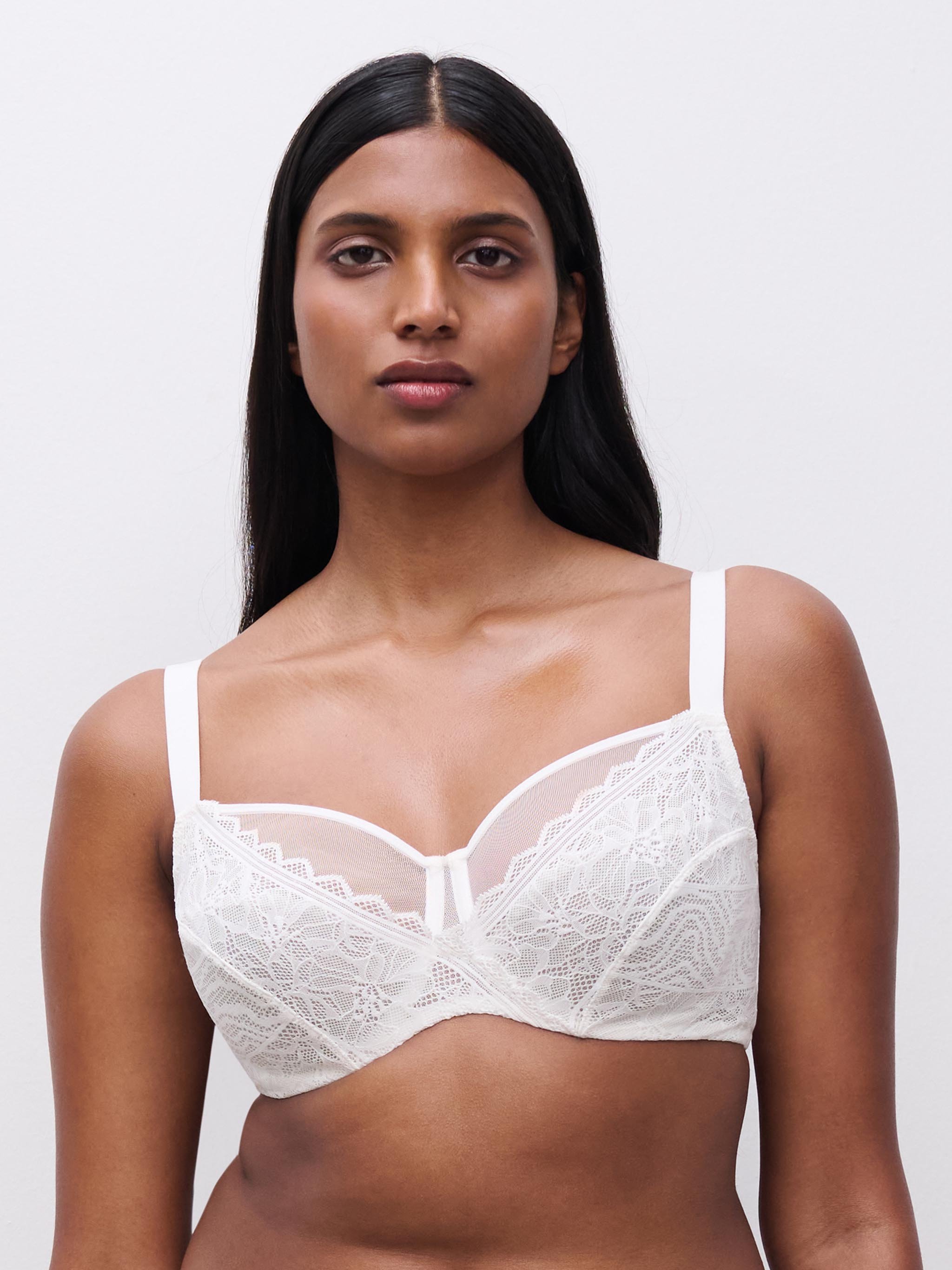 Full-cup bra CHANTELLE White