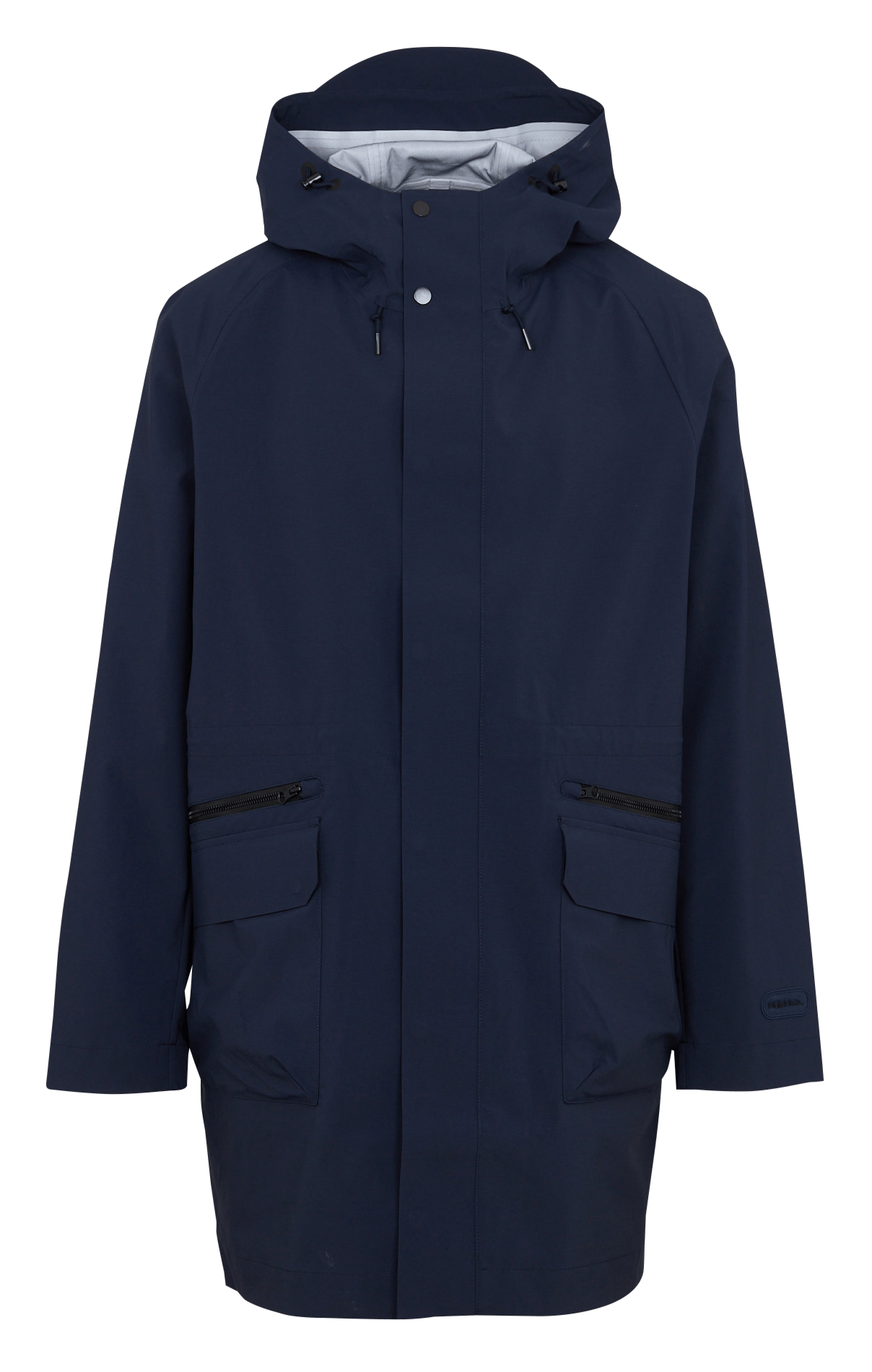 Gerade geschnittener Parka mit Kapuze PAUL SMITH Blau