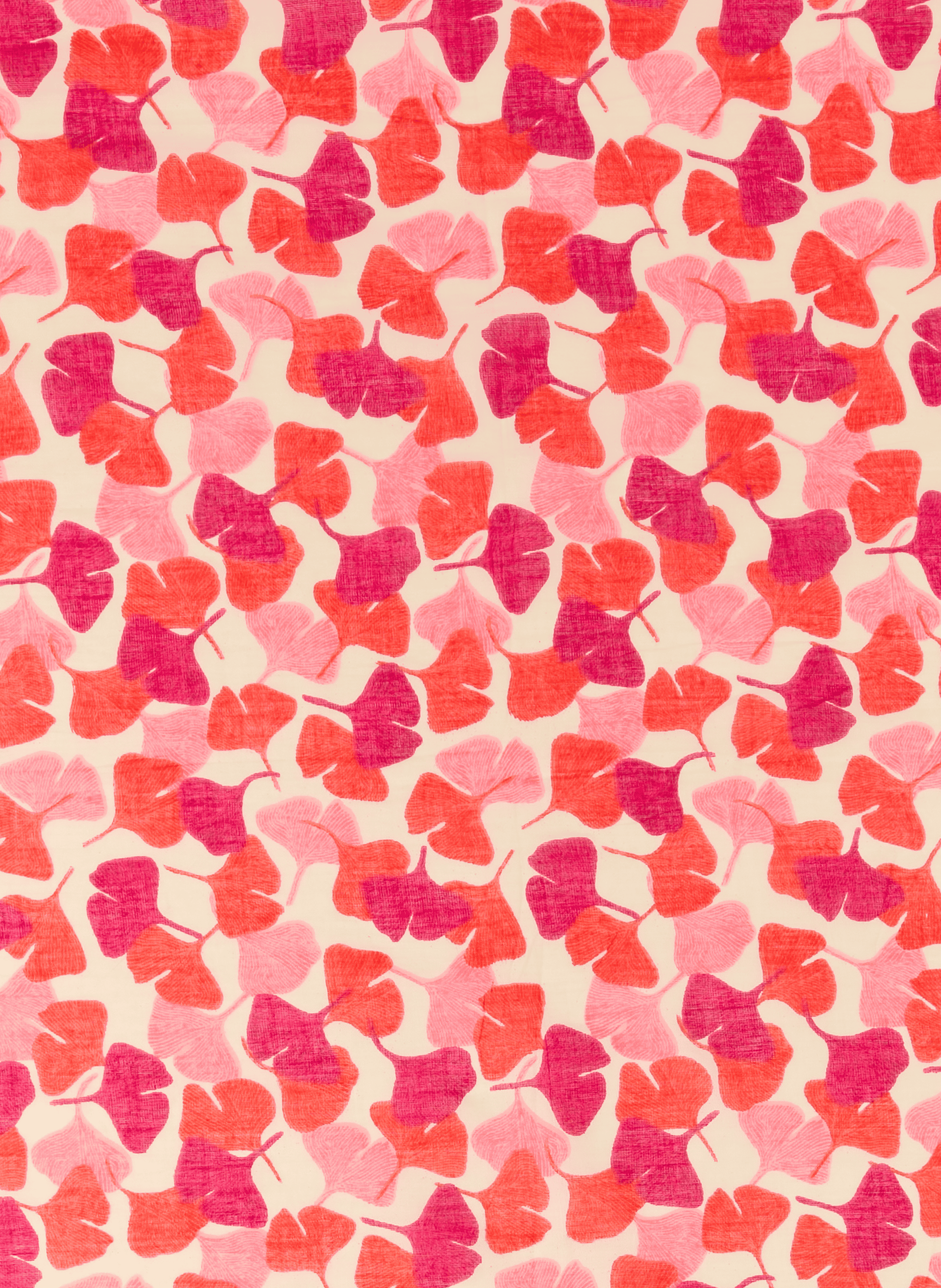 Printed cotton scarf AU PRINTEMPS PARIS Pink