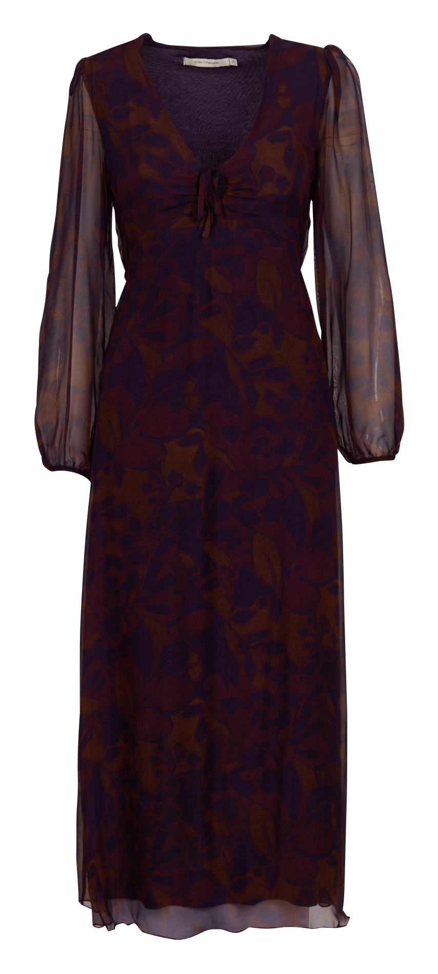 Robe cintrée col v à imprimé LA FEE MARABOUTEE Multicolore