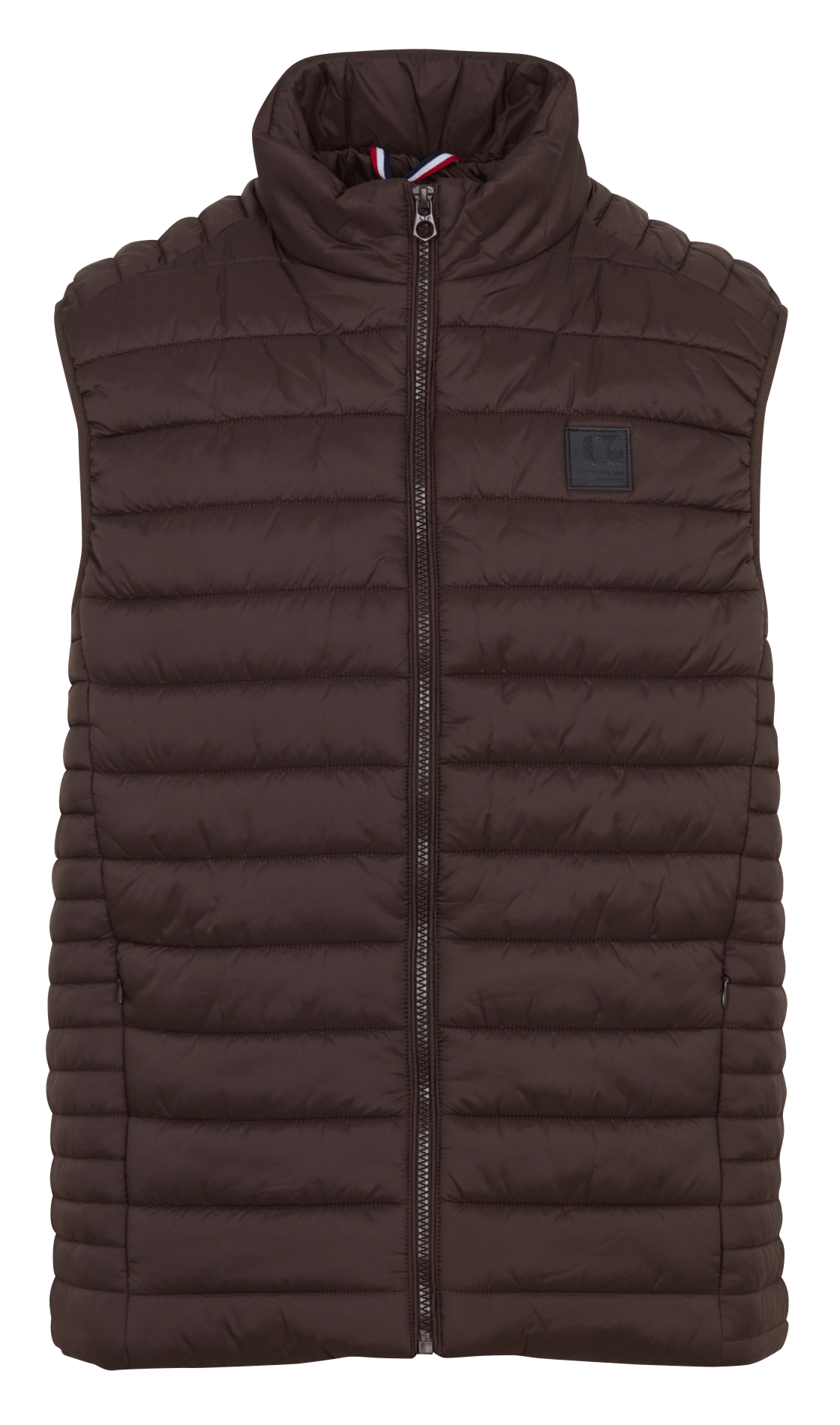 Oversize-Daunenjacke mit Stehkragen LE TEMPS DES CERISES Braun