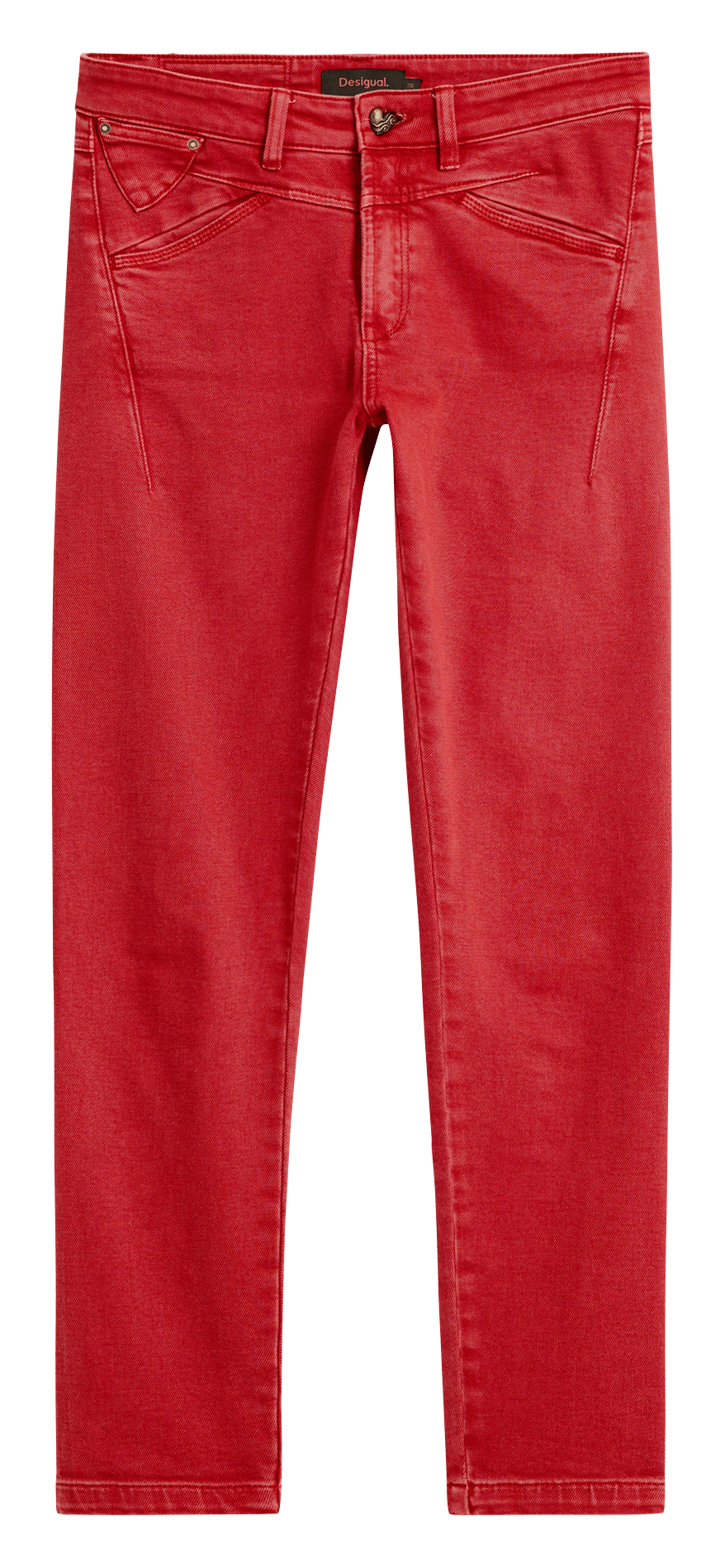 Slim fit jeans DESIGUAL Rood