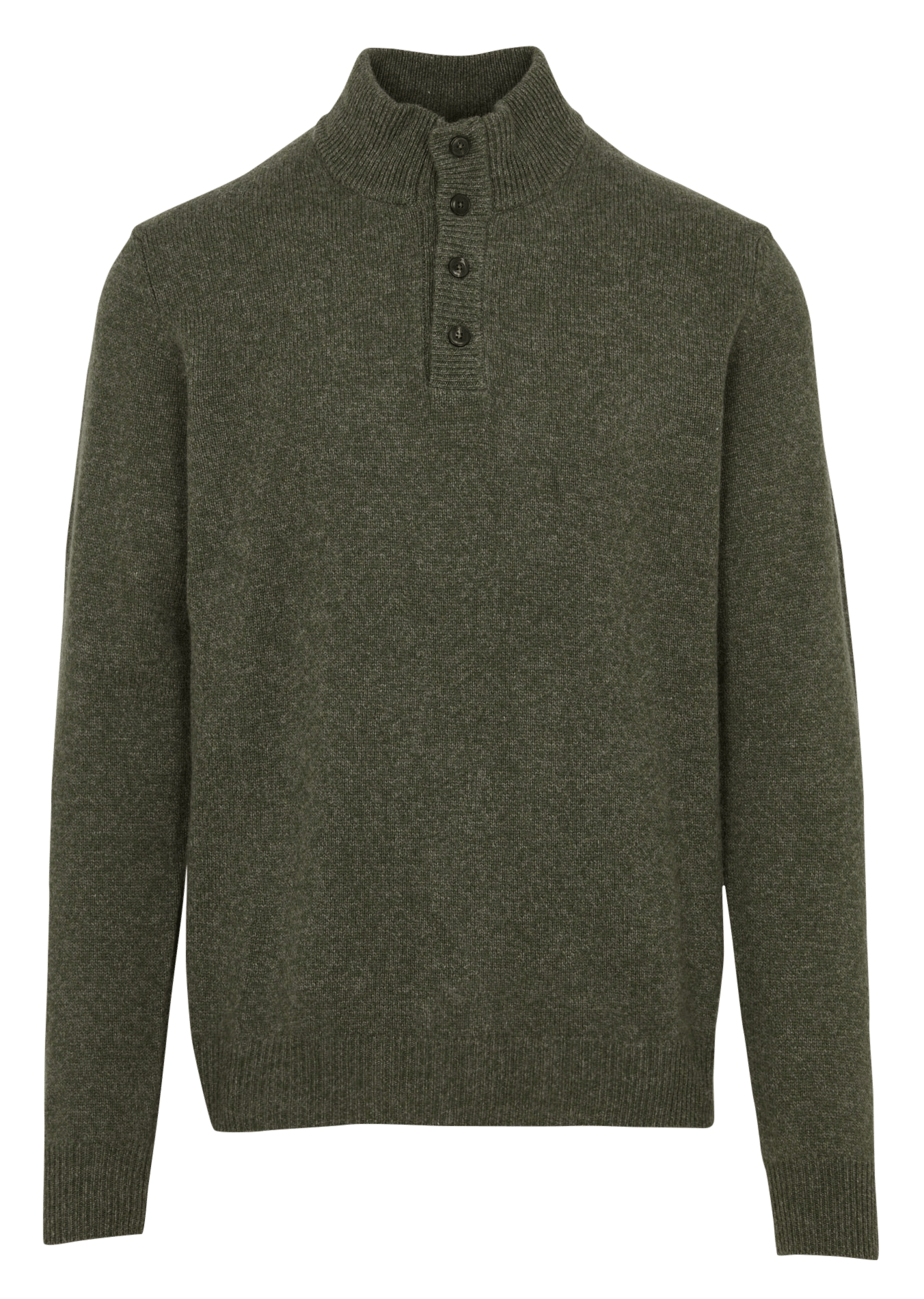 Wool high-neck jumper HACKETT Green