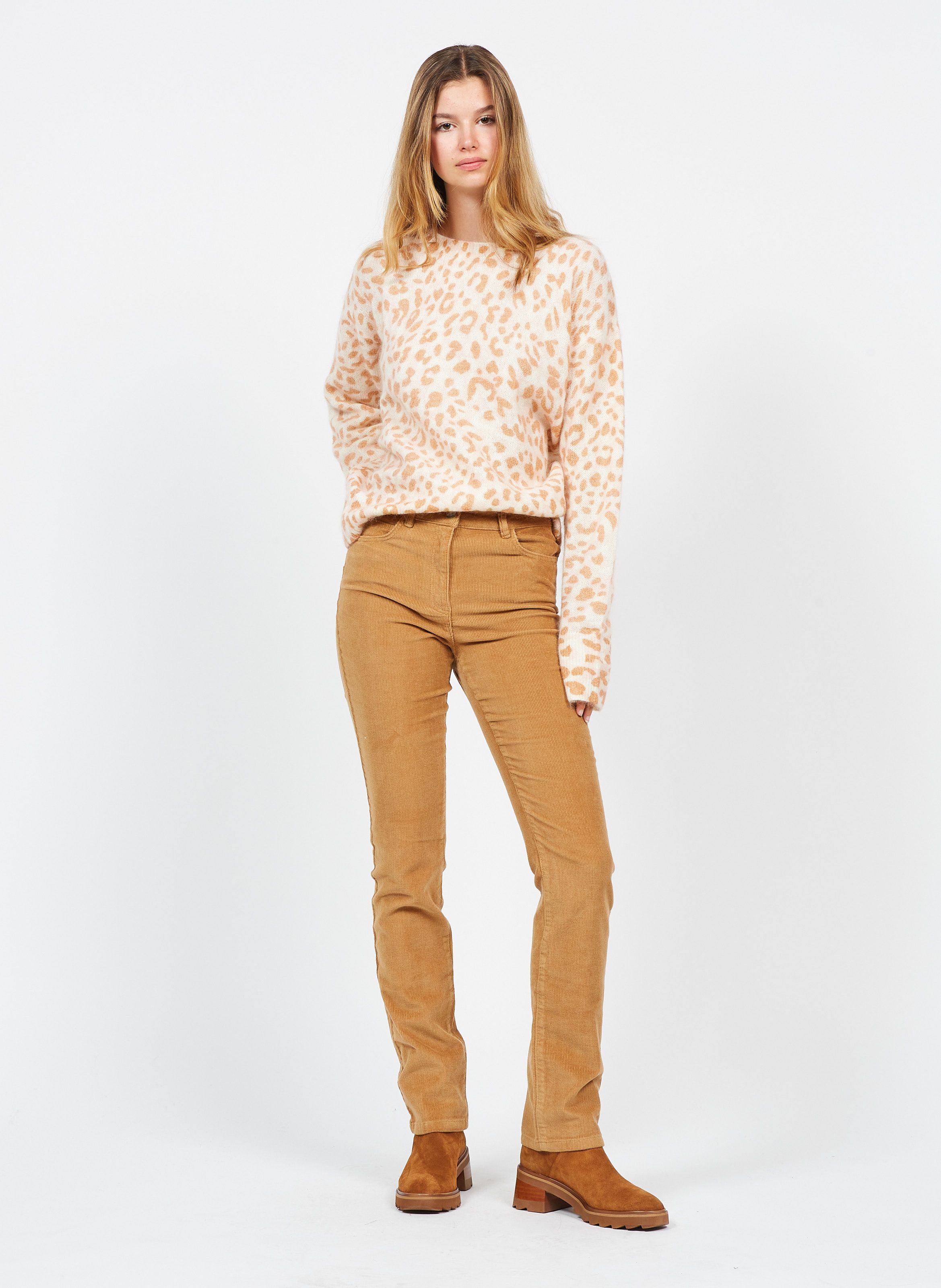 Caroll best sale pantalon velours