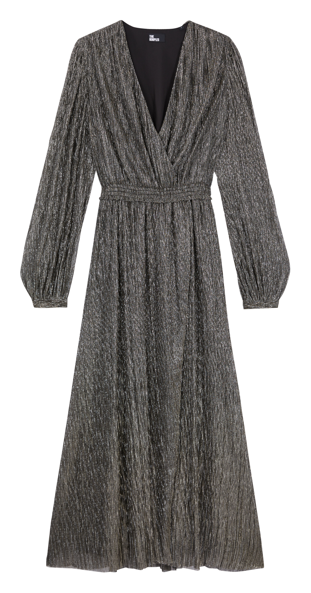 Long V-neck dress THE KOOPLES Grey