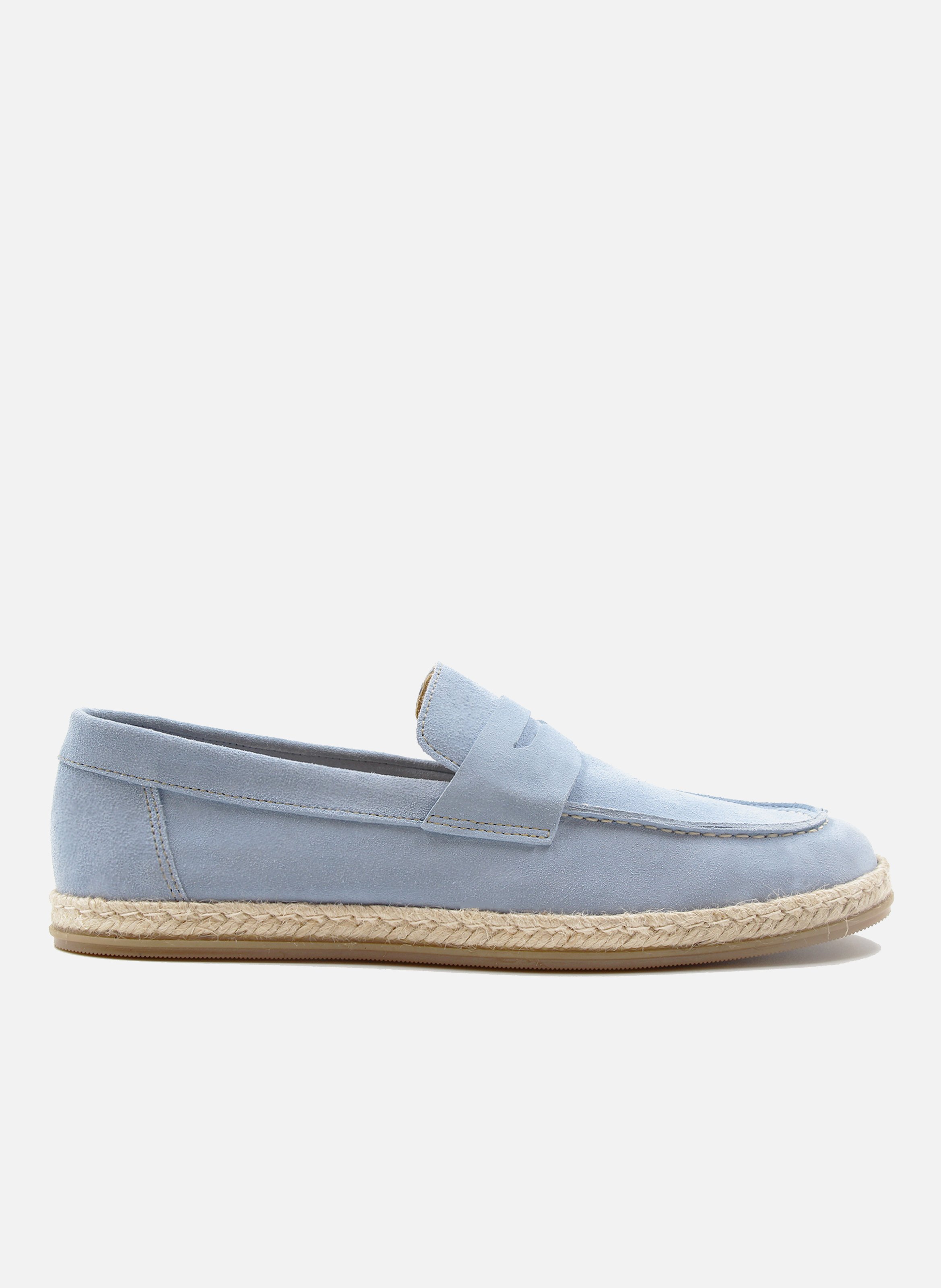 Suede leather espadrille loafers JULES & JENN