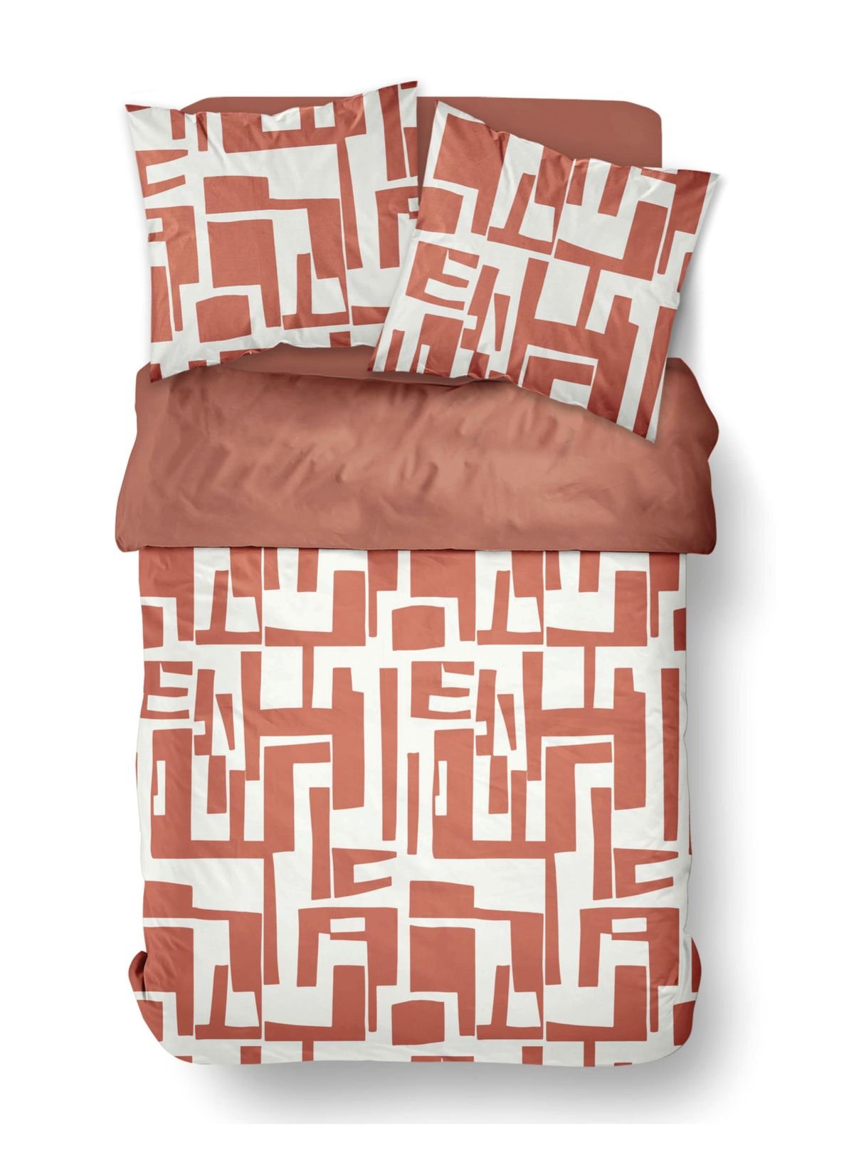 Parure de lit en coton TODAY LINGE DE MAISON Rouge