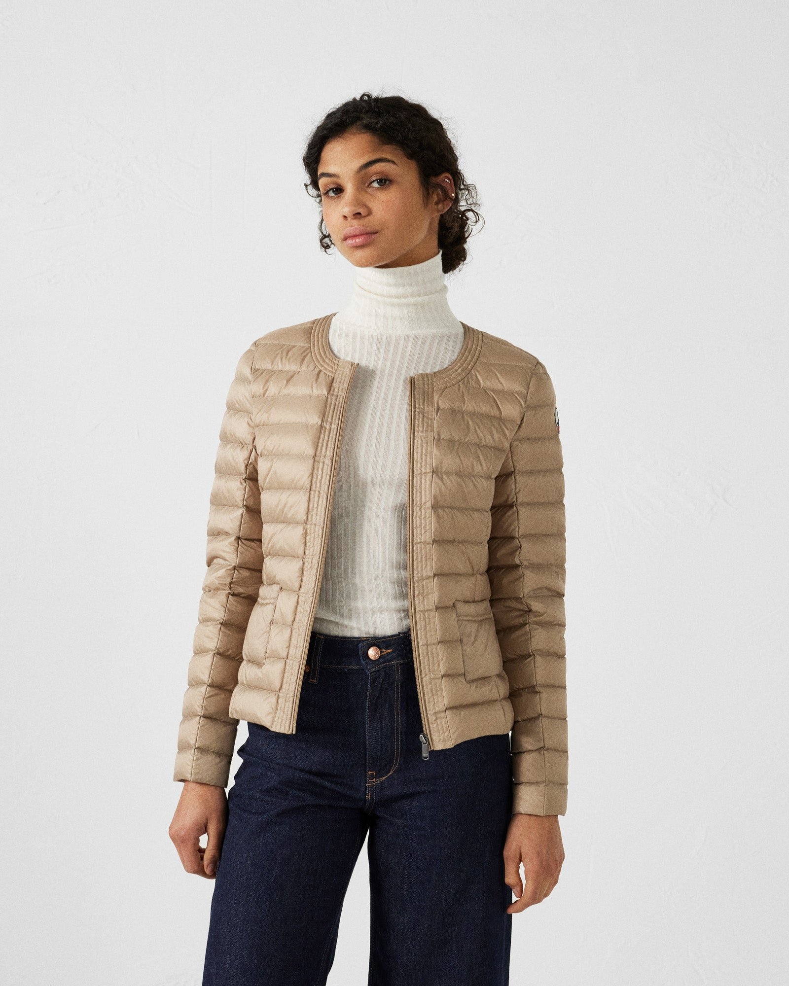 Light down jacket Douda JOTT Beige